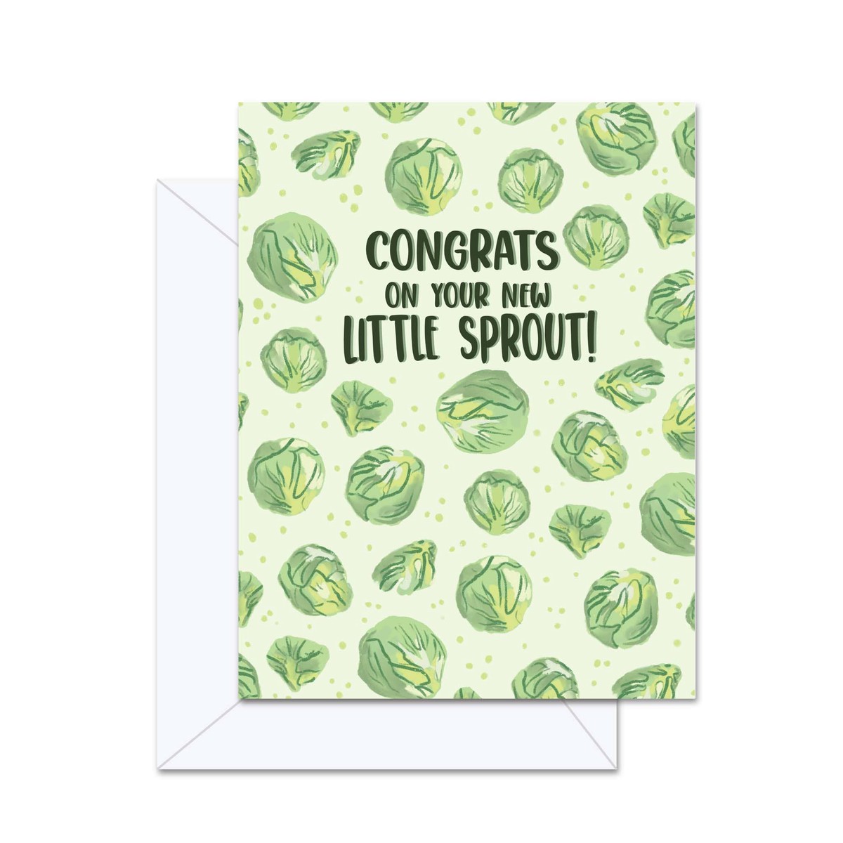 Baby Card - Congrats On Your New Little Sprout