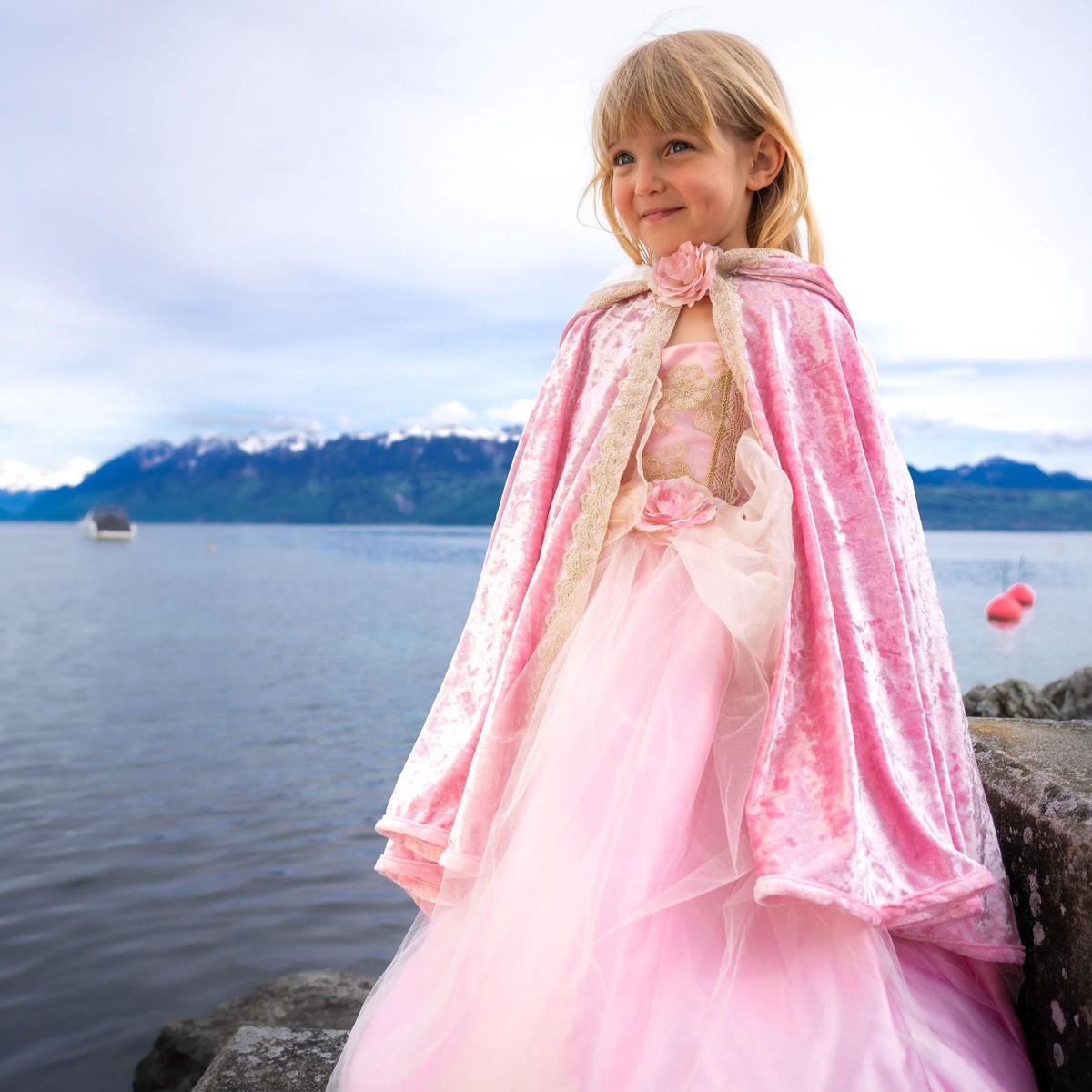 Cape - Deluxe Princess Pink Rose