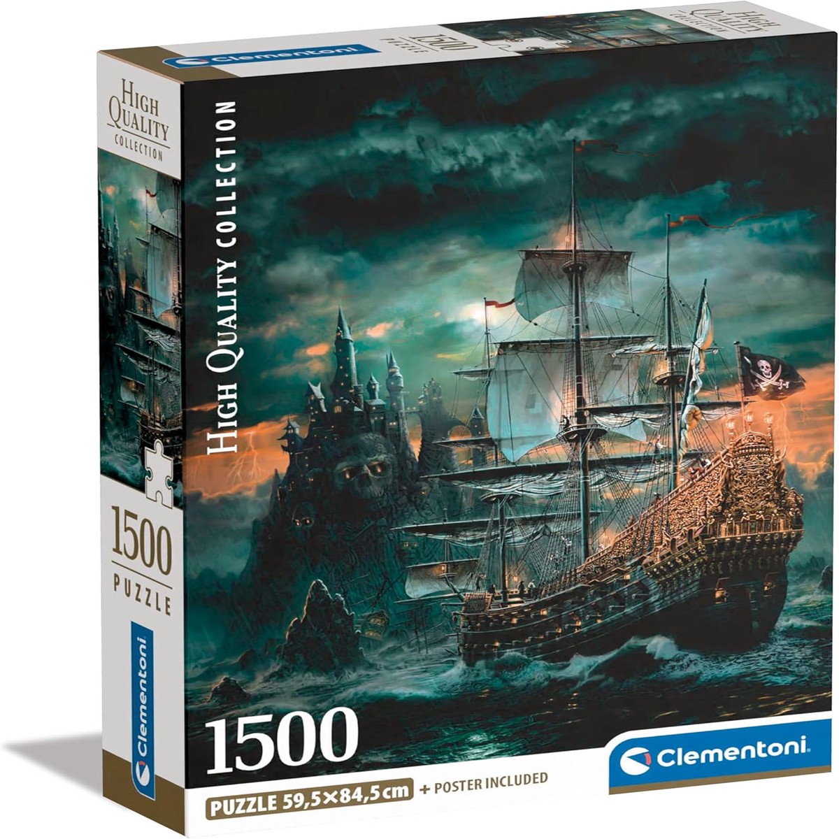 Clementoni High Quality The Pirate ShipPuzzle 1500