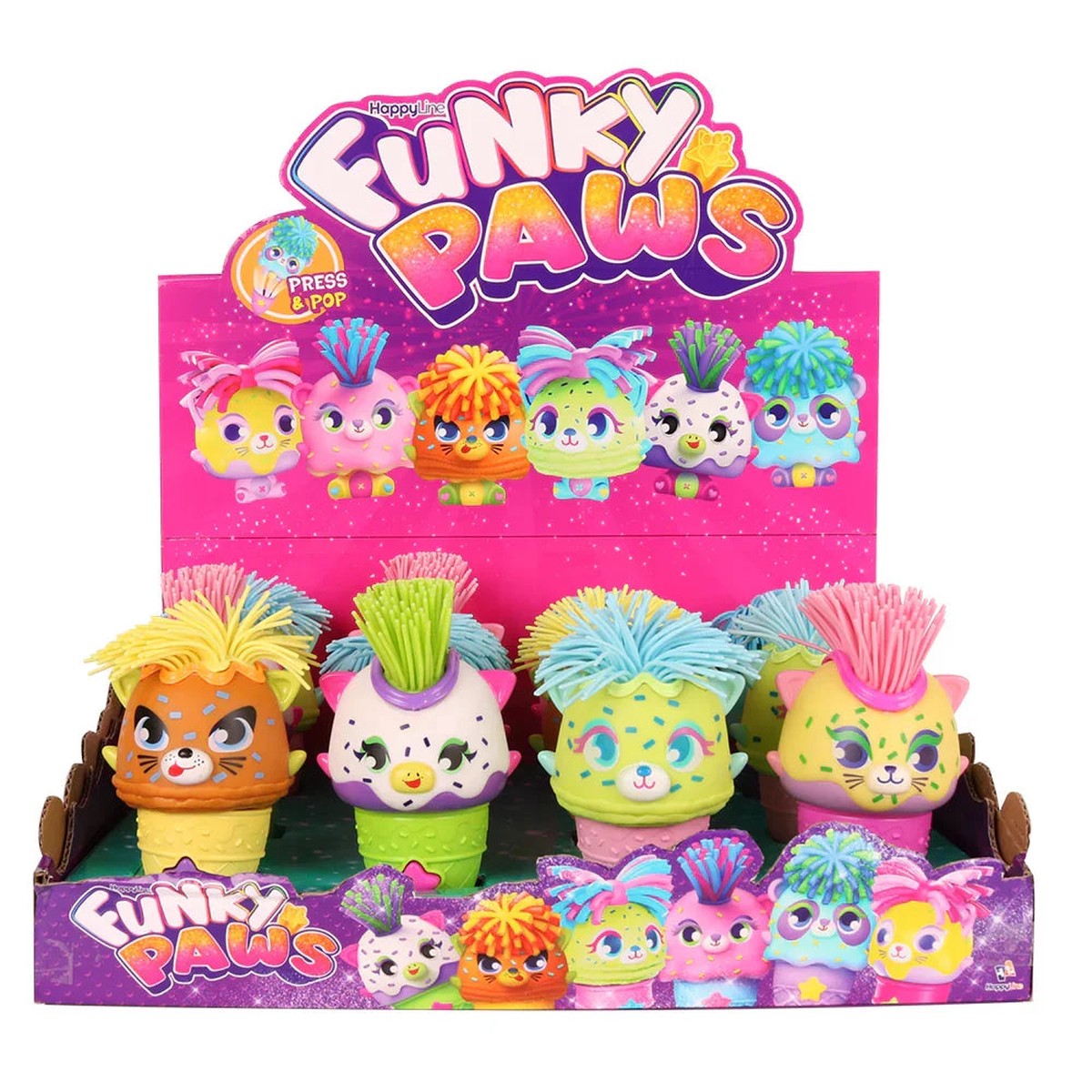 Funky Paws Cone Pops - Assorted Shapes