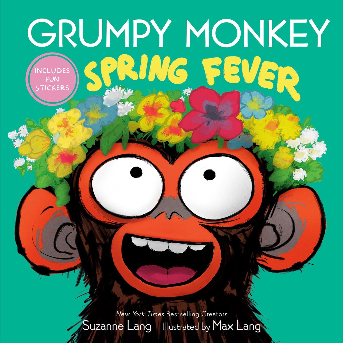 Grumpy Monkey Spring Fever Includes Fun Stickers