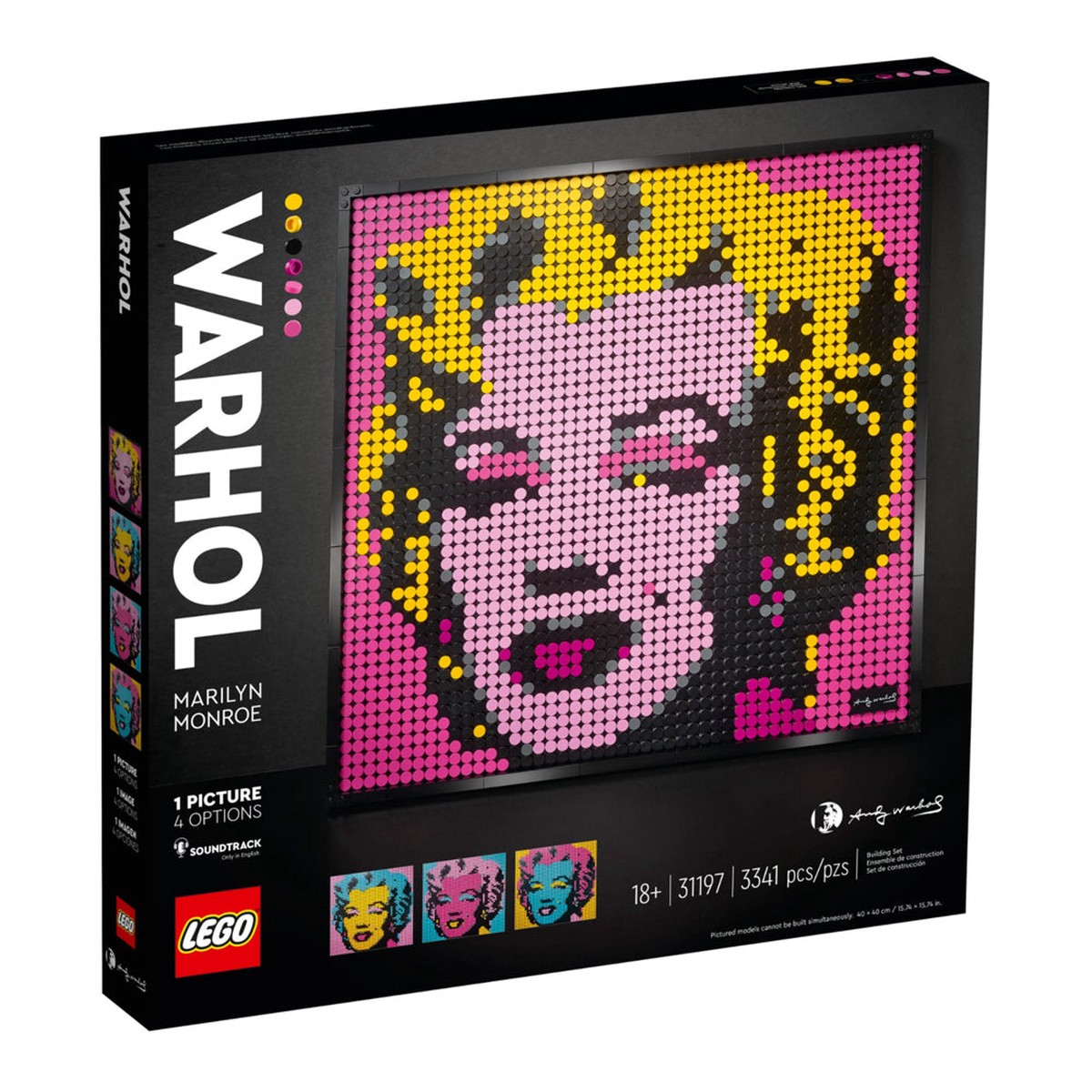 LEGO Andy Warhols Marilyn Monroe LEGO Art