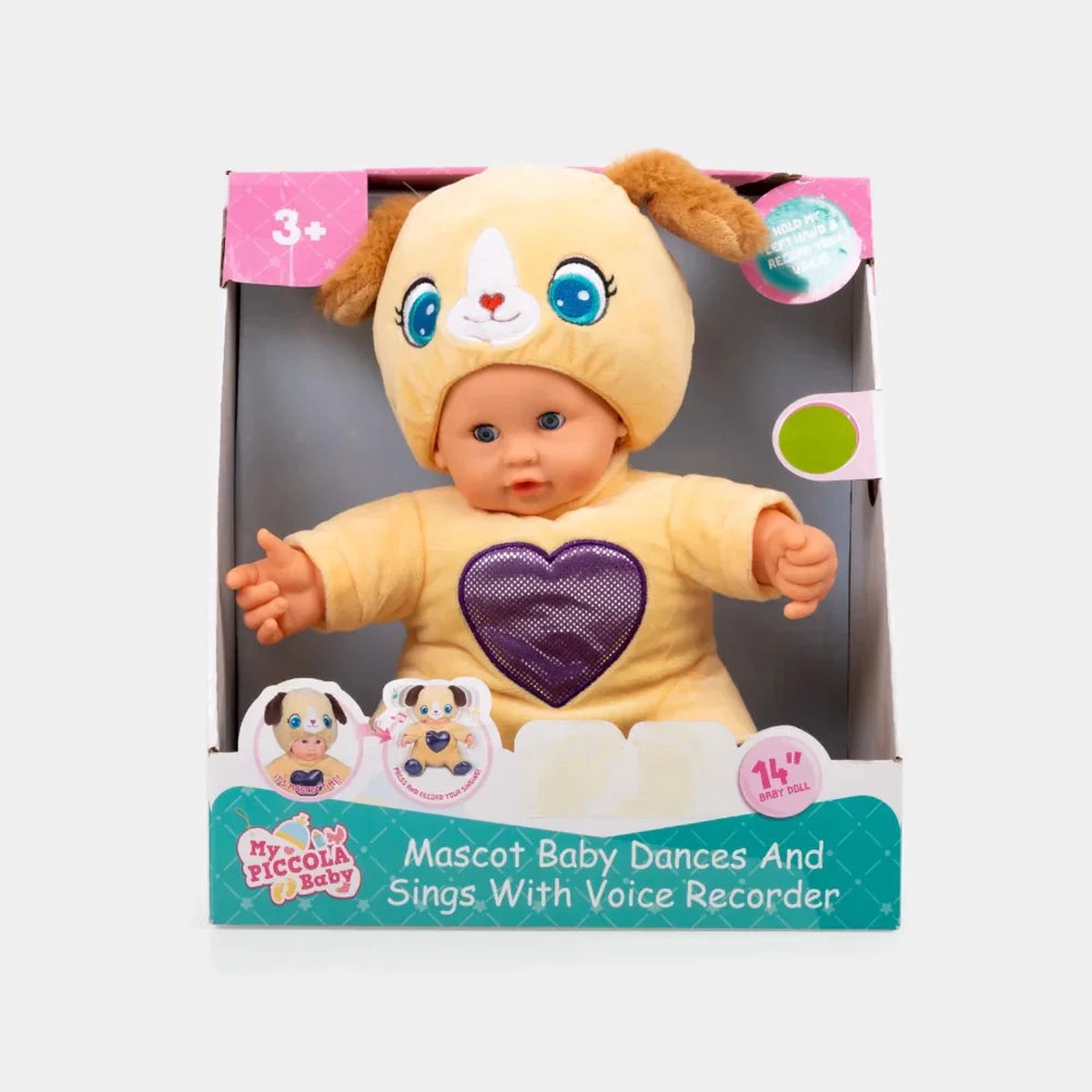 My Piccola Mascot Baby Dancing Singing Doll with Voice Recorder