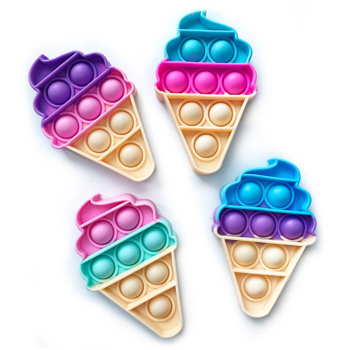 OMG Pop Fidgety - Mini Ice Cream Cone Pack Set
