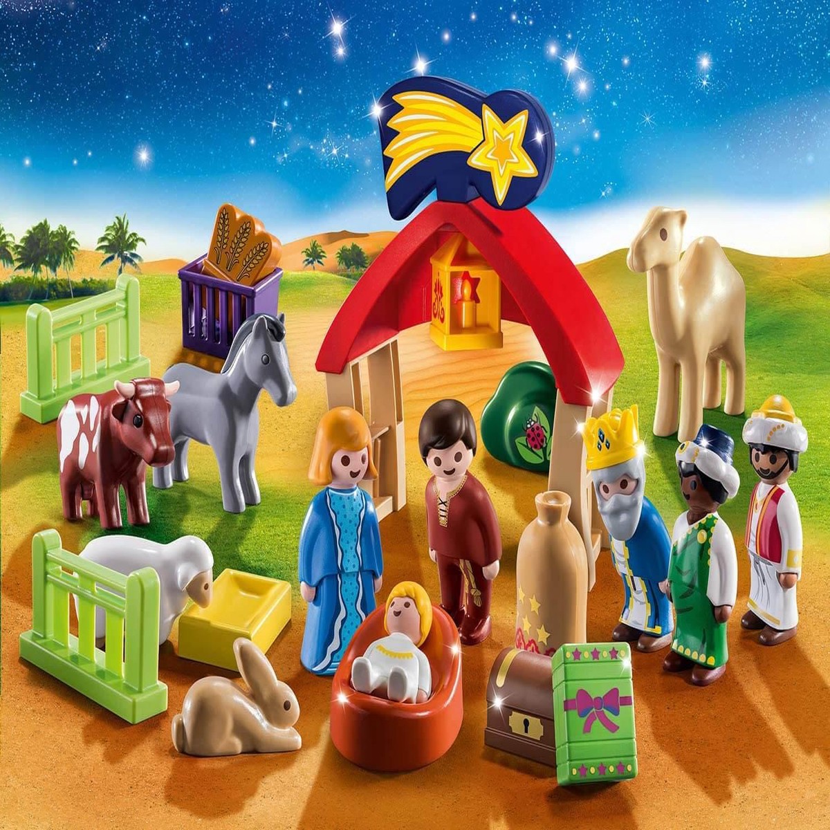 Playmobil 123 Christmas Manger Advent Calendar 70259