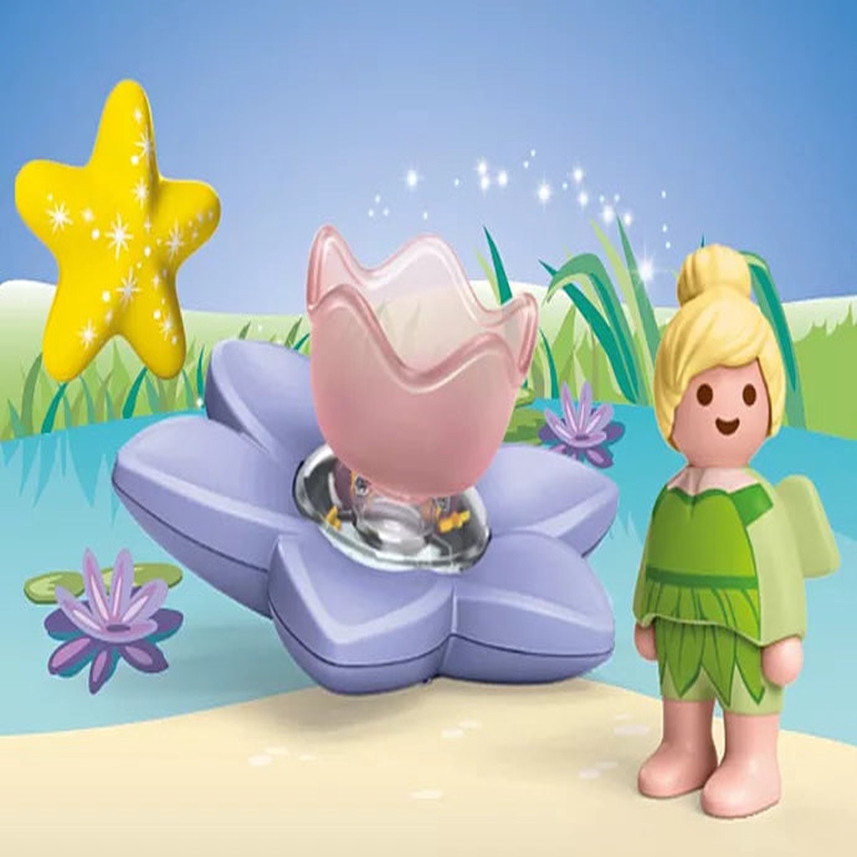 Playmobil 71772 JUNIOR AQUA Disney Tinkerbells Floating Fairy Flower