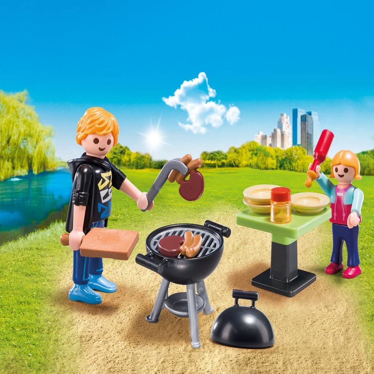 PLAYMOBIL Carry Case-Backyard Barbecue