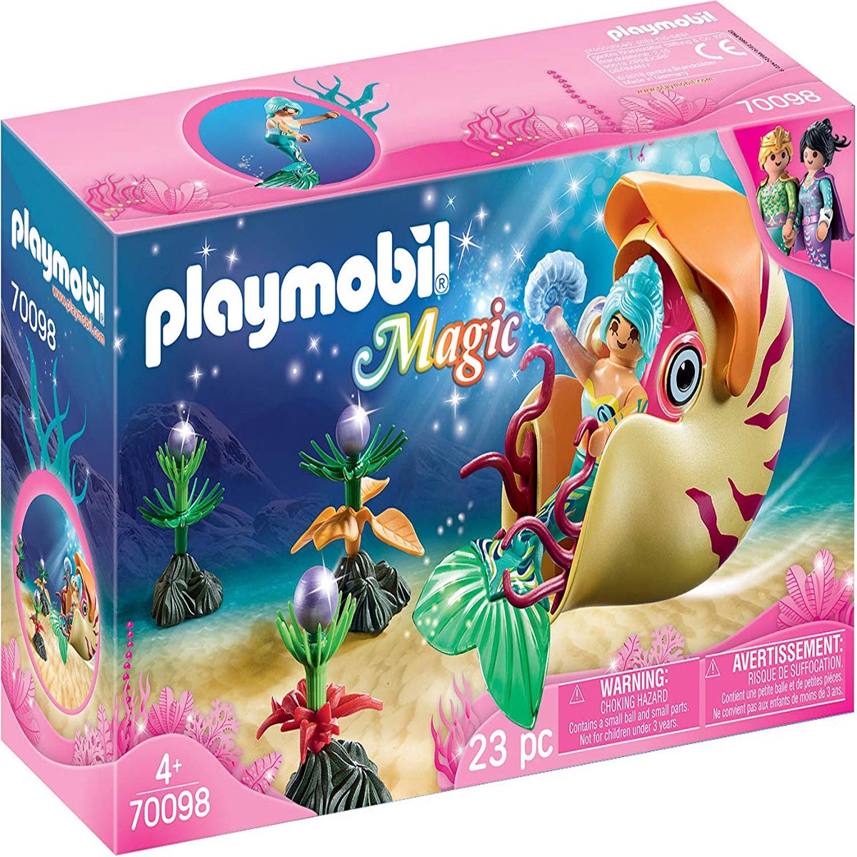 Playmobil Mermaid-Mermaid with Sea Snail Gondola