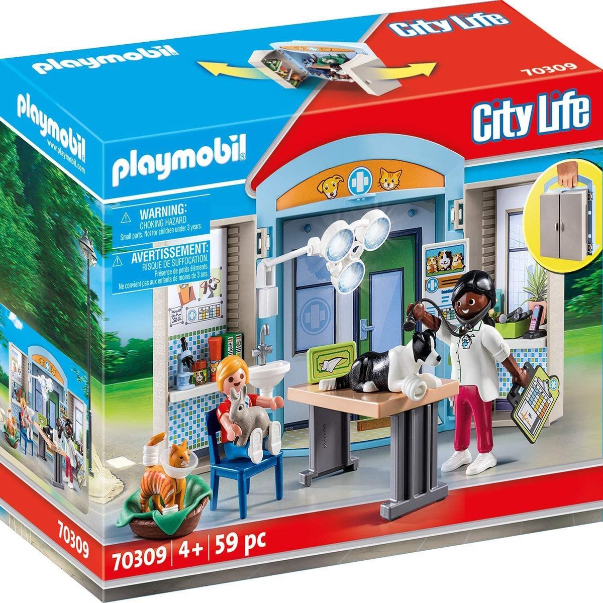 Playmobil Vet Clinic Play Box 70309