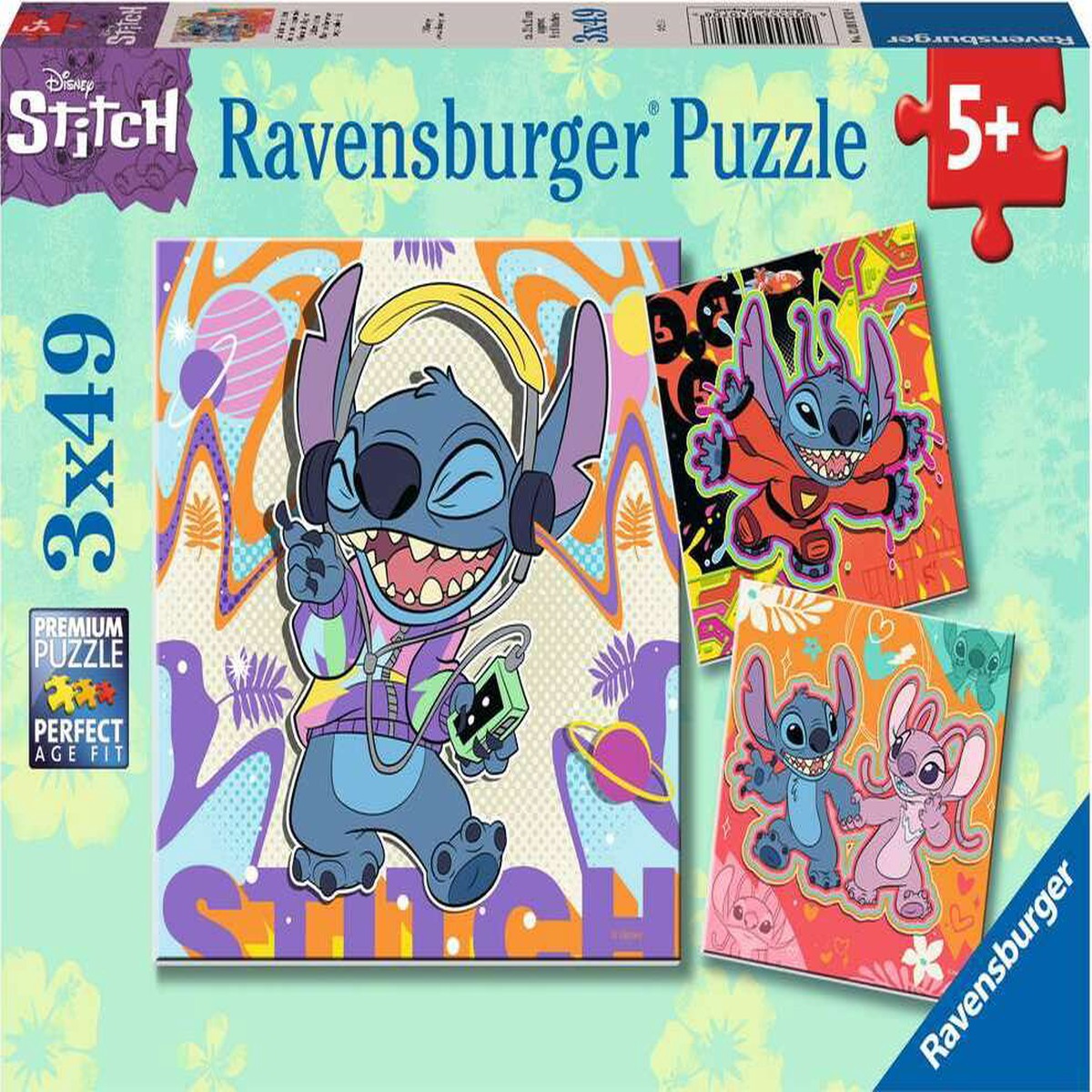 Stitch (3×49 Piece Puzzle)