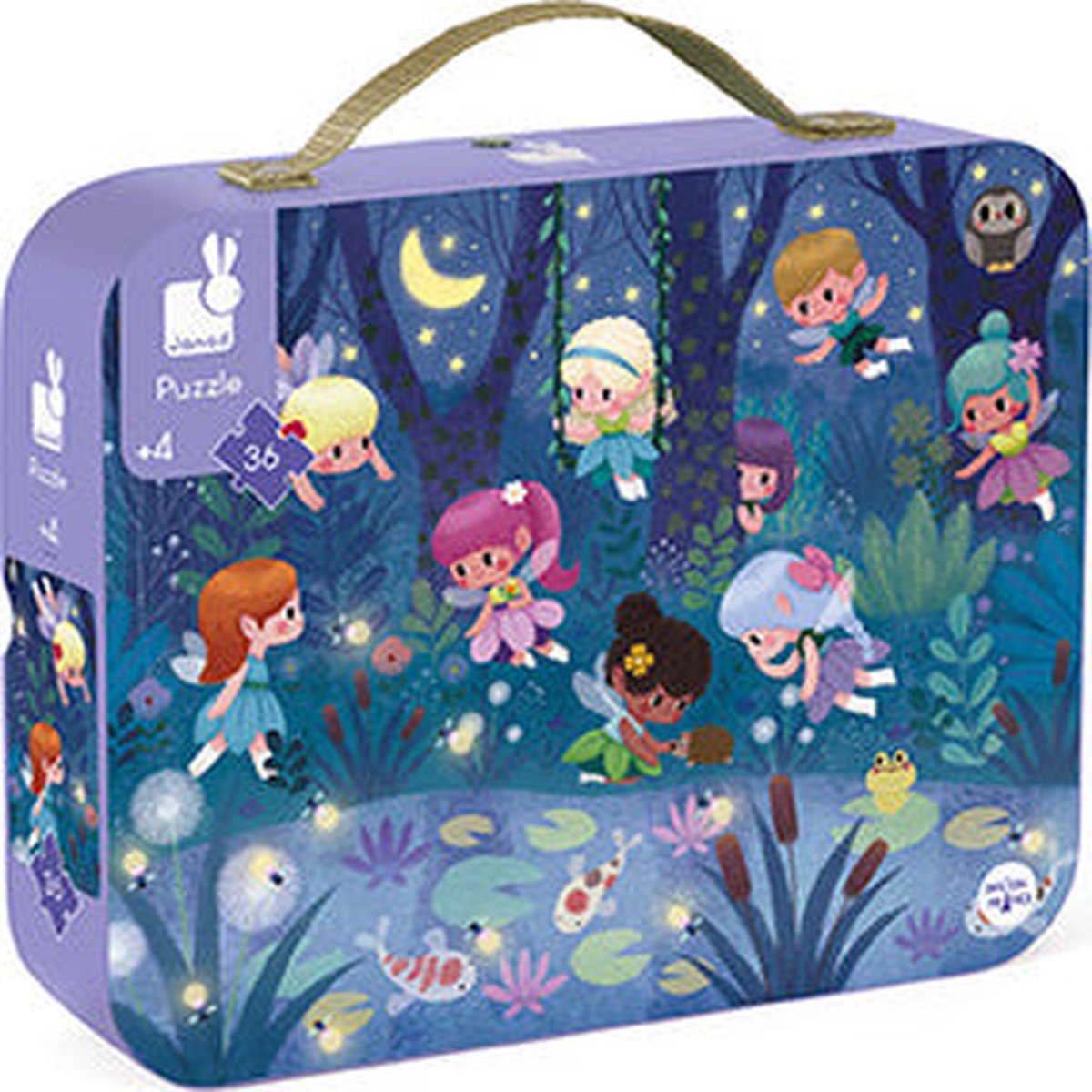 Suitcase Puzzle Fairies And Waterlilies (36 Pcs) Age 4