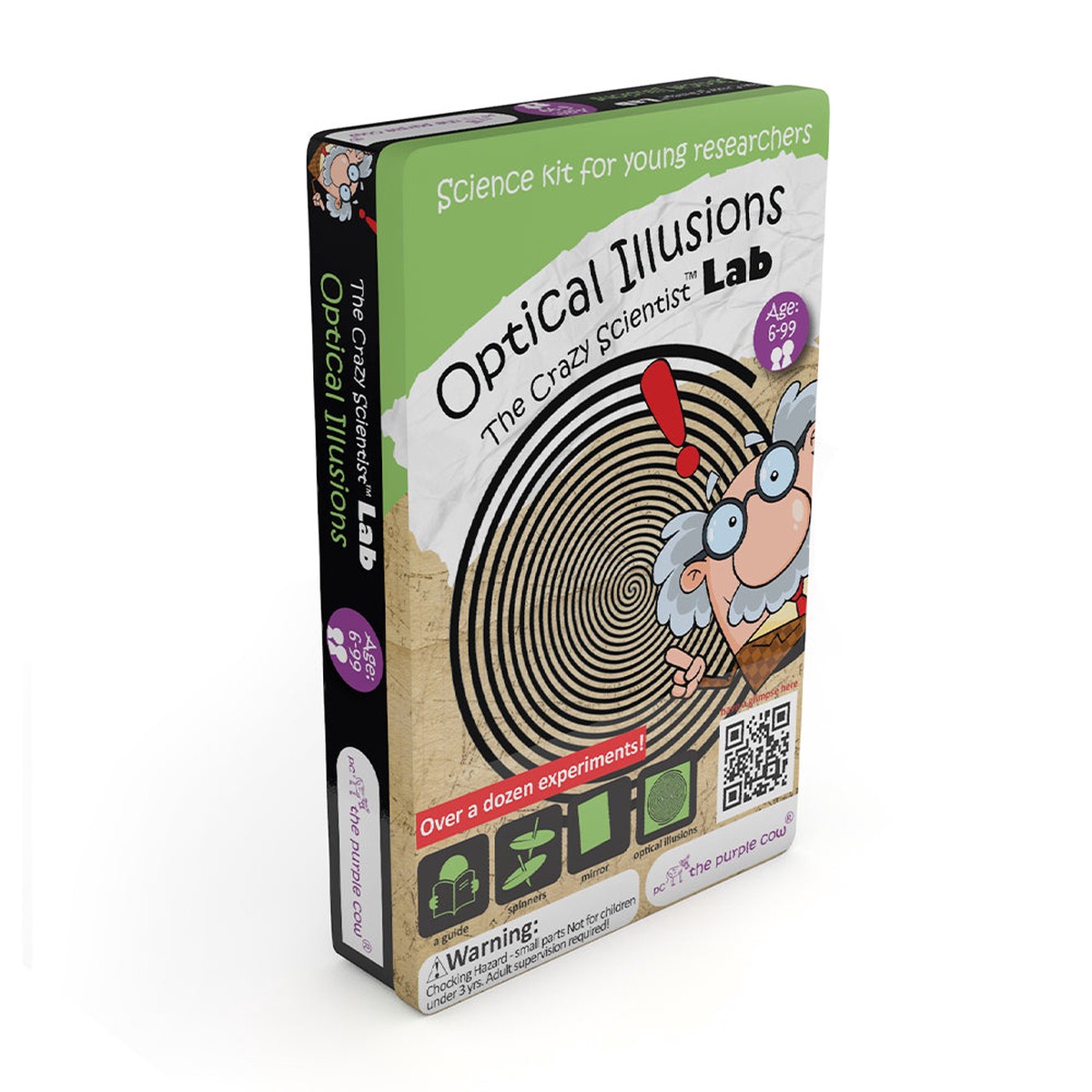 The Purple Cow Crazy Scientist LAB Optical Illusions