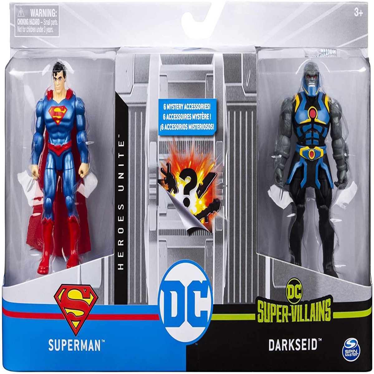 DC Comics 4 inch Superman and Darkseid Figures Battle Pack