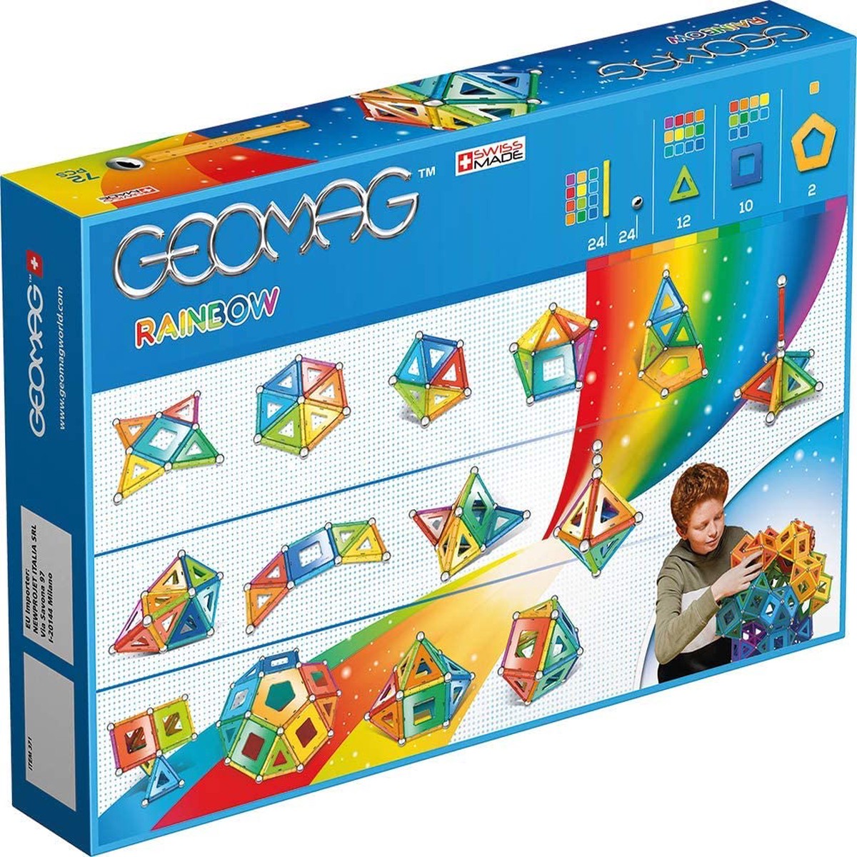 GEOMAG RAINBOW 72 pcs