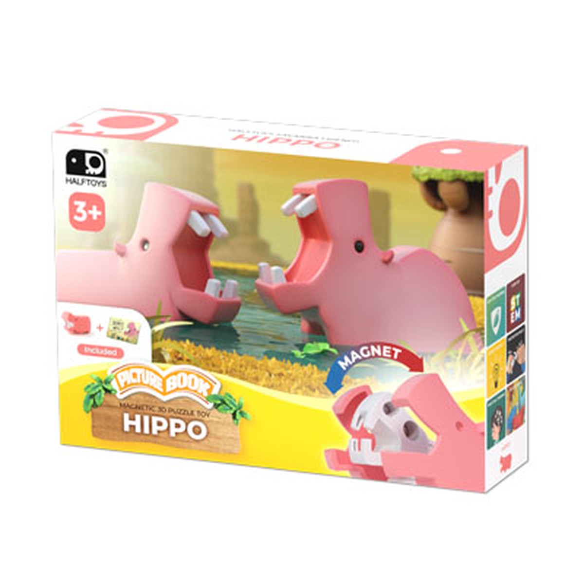 Halftoys Picture book – Hippo