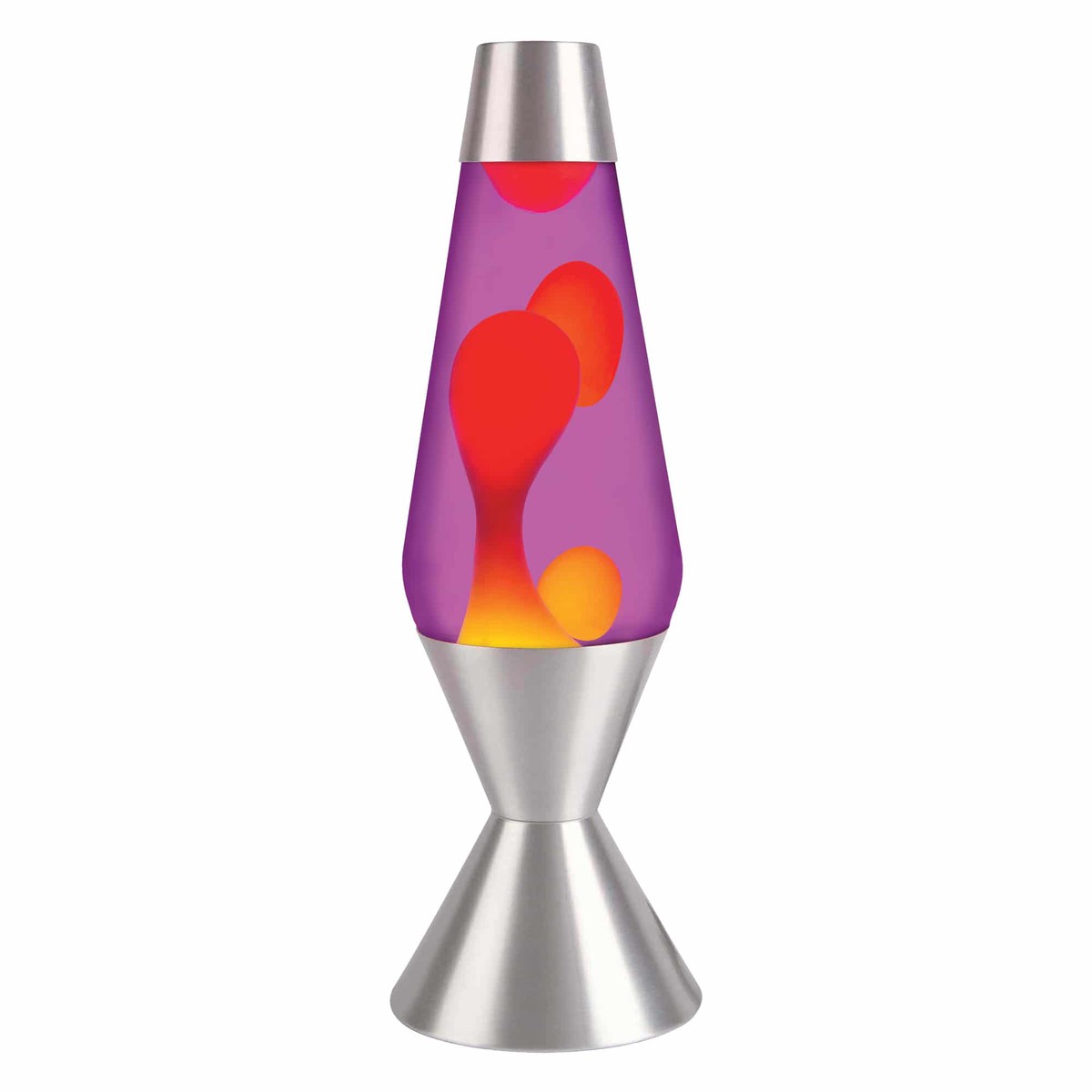 Lava Lamp 163 YellowPurpleSilver