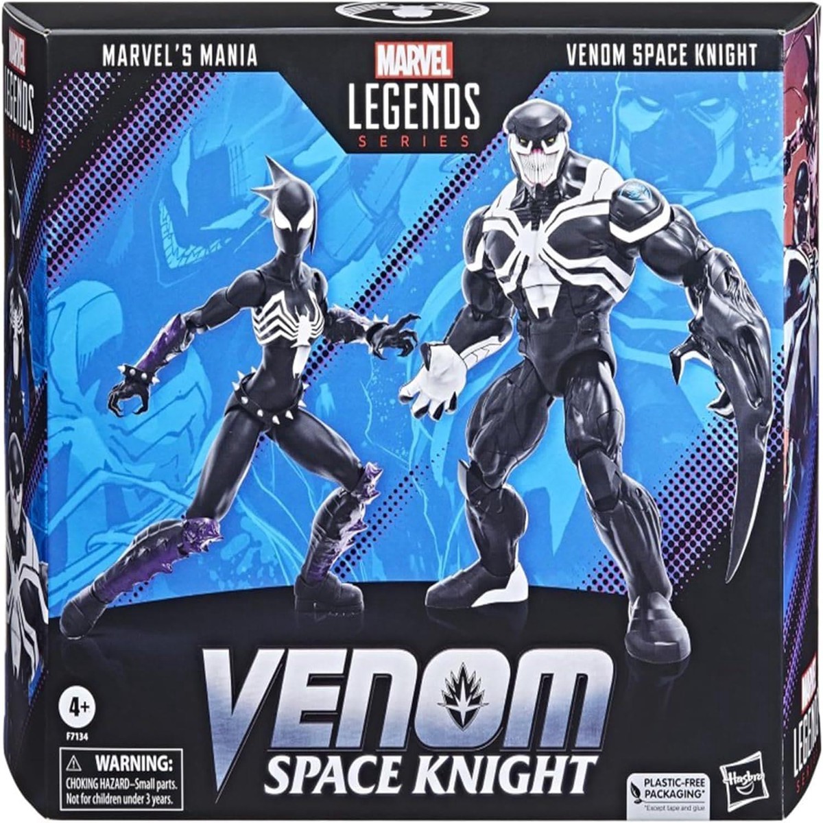 Marvel Legends Marvels Mania and Venom Space Knight