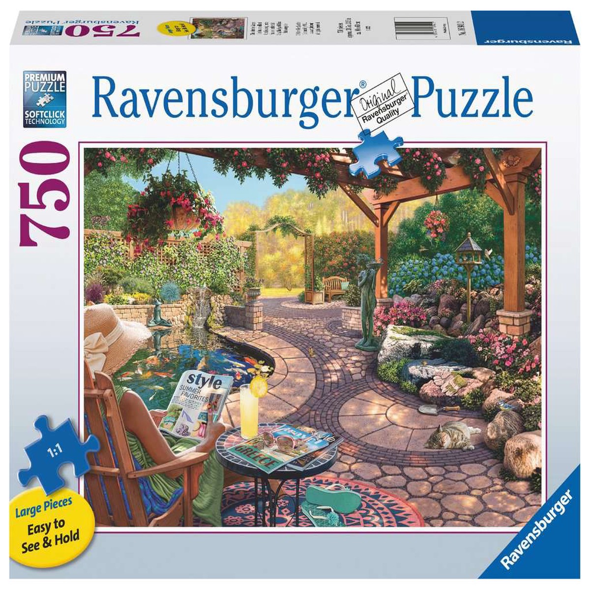 Ravensburger Large Format – 750pc Cozy Backyard Bliss