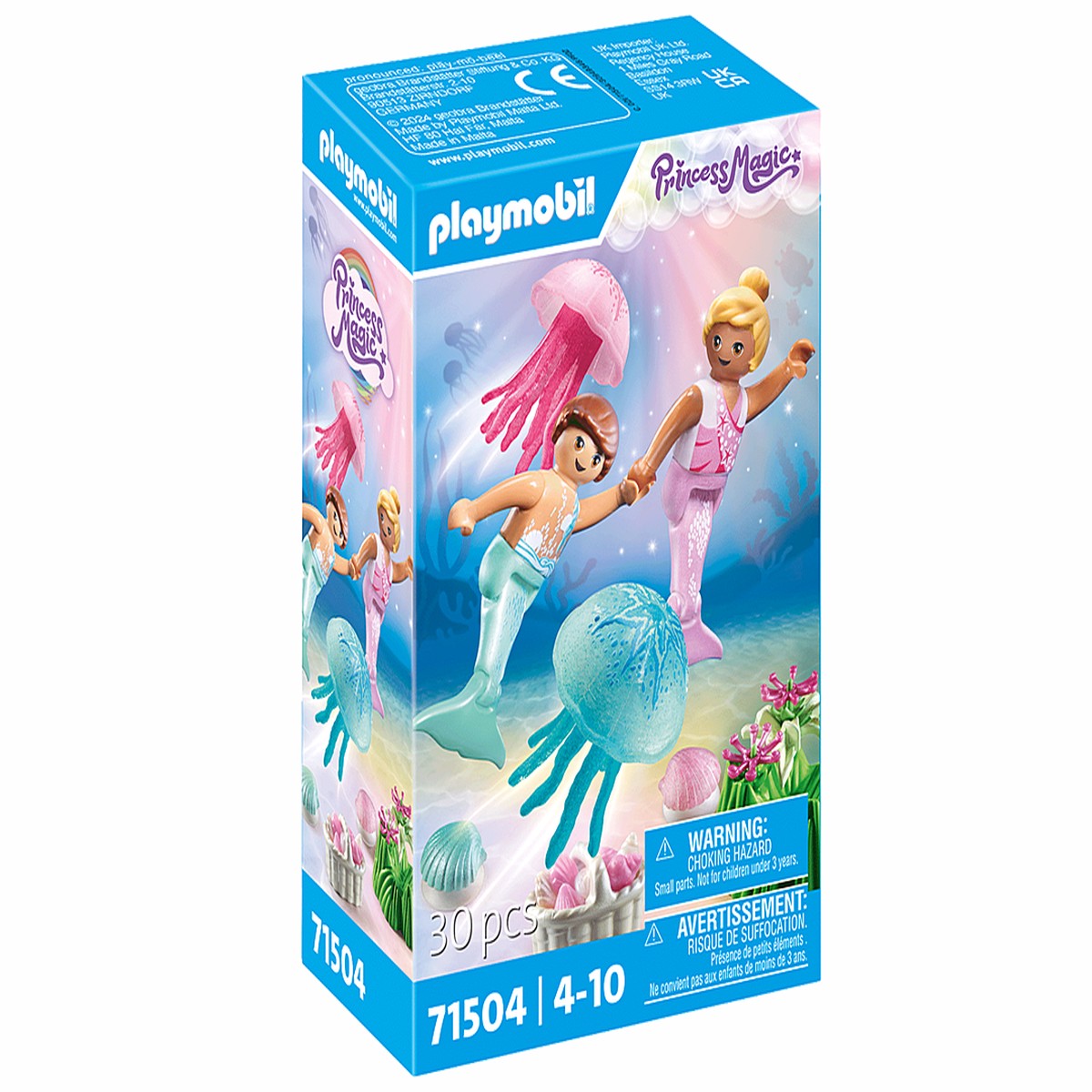 71504 Mermaid Children with Jellyfish