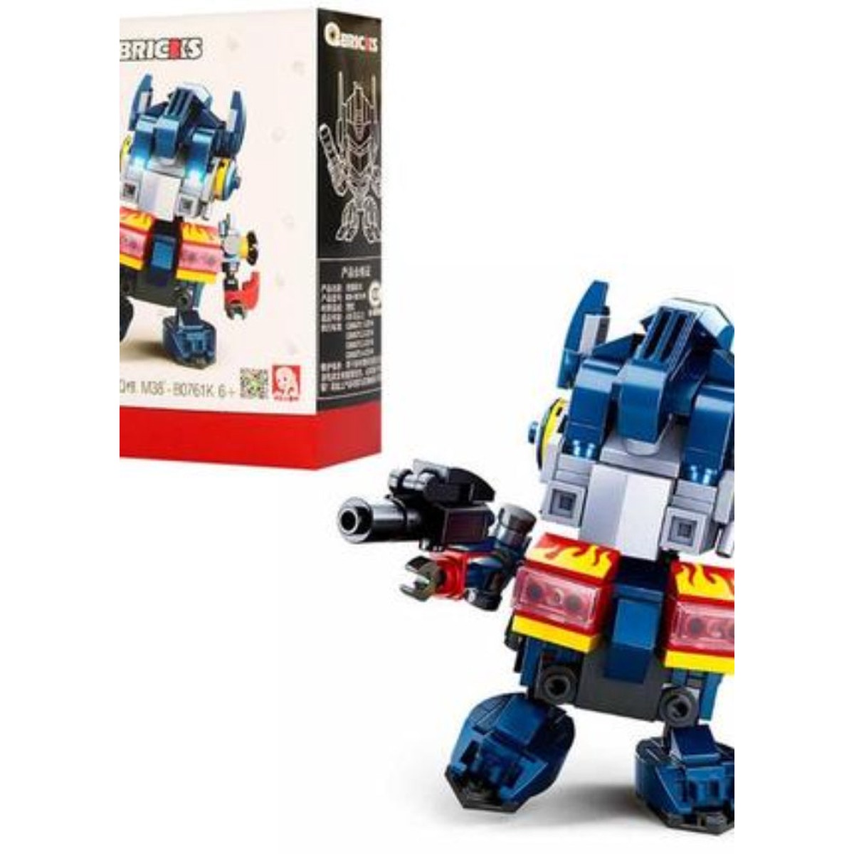 Sluban Qbricks Optimus Prime Character Blocks Set – 212 Pcs