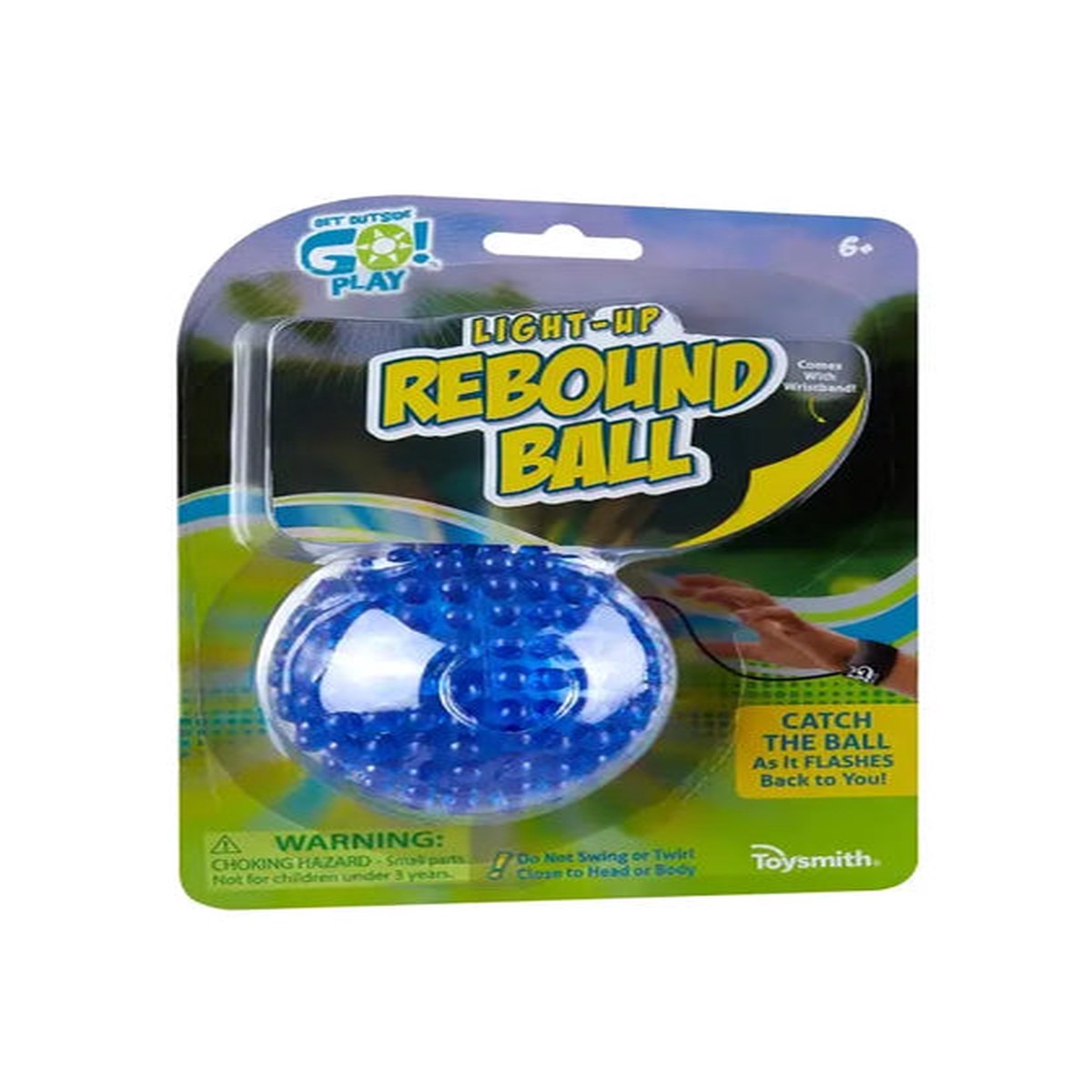 Toysmith Light-Up Rebound Ball Assorted Colours