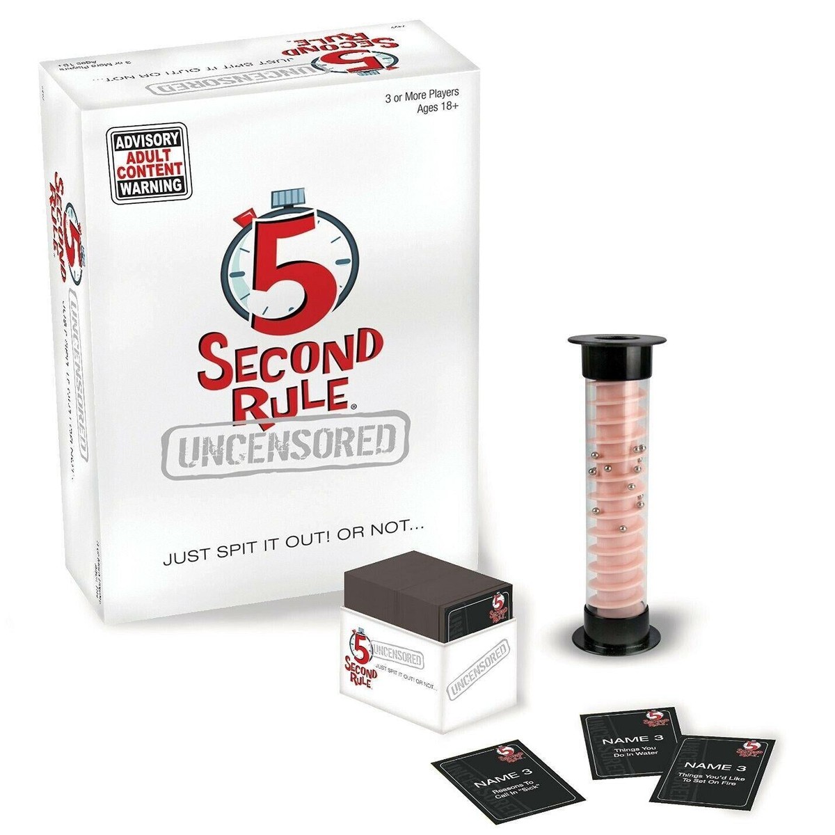 5 Second Rule Uncensored Board Game