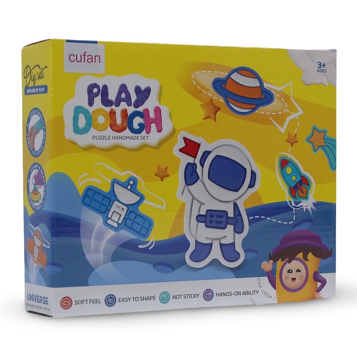 Cufan Play Dough Space Exploration Set Universe Theme