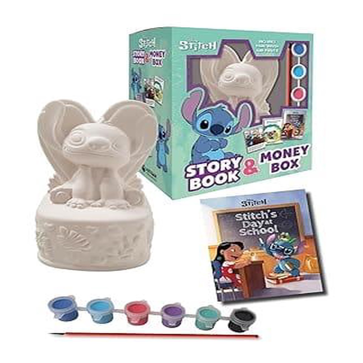 Disney Stitch Story Book and Money Box
