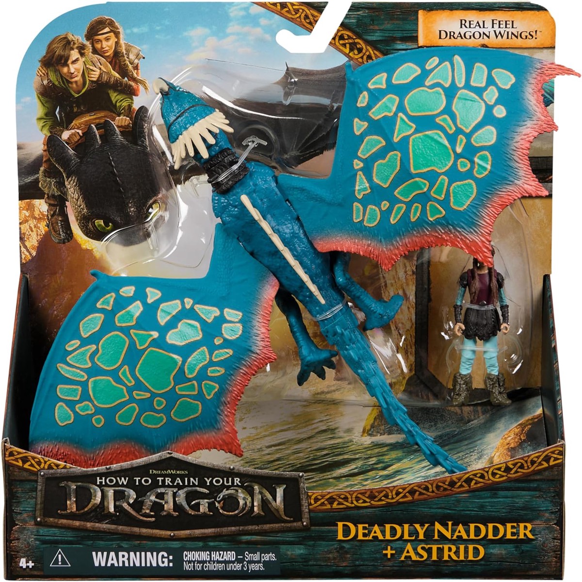 Dreamworks How to Train your Dragon Deadly Nadder Astrid Action Figure Set