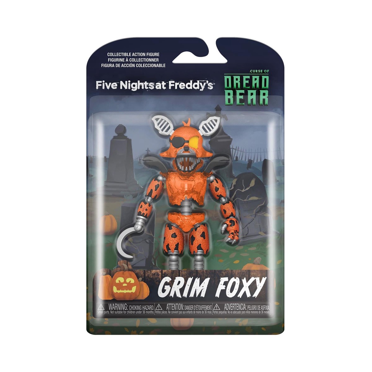 Five Nights At Freddys Dreadbear- Grimm Foxy Figure