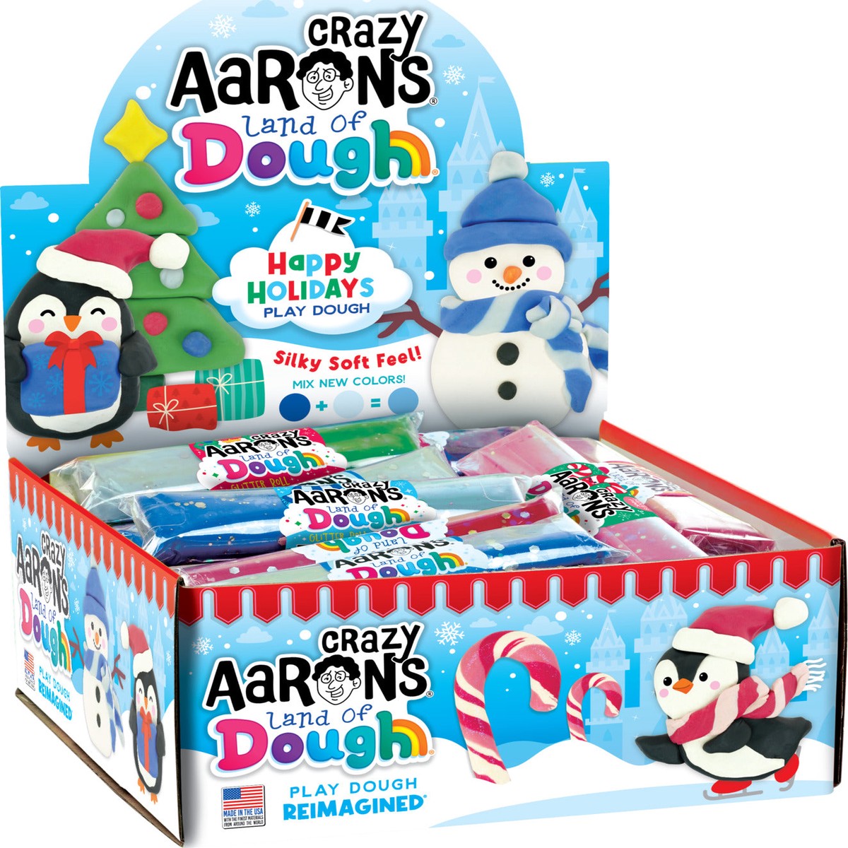 Land of Dough 2024 Holiday Glitter Roll Assortment