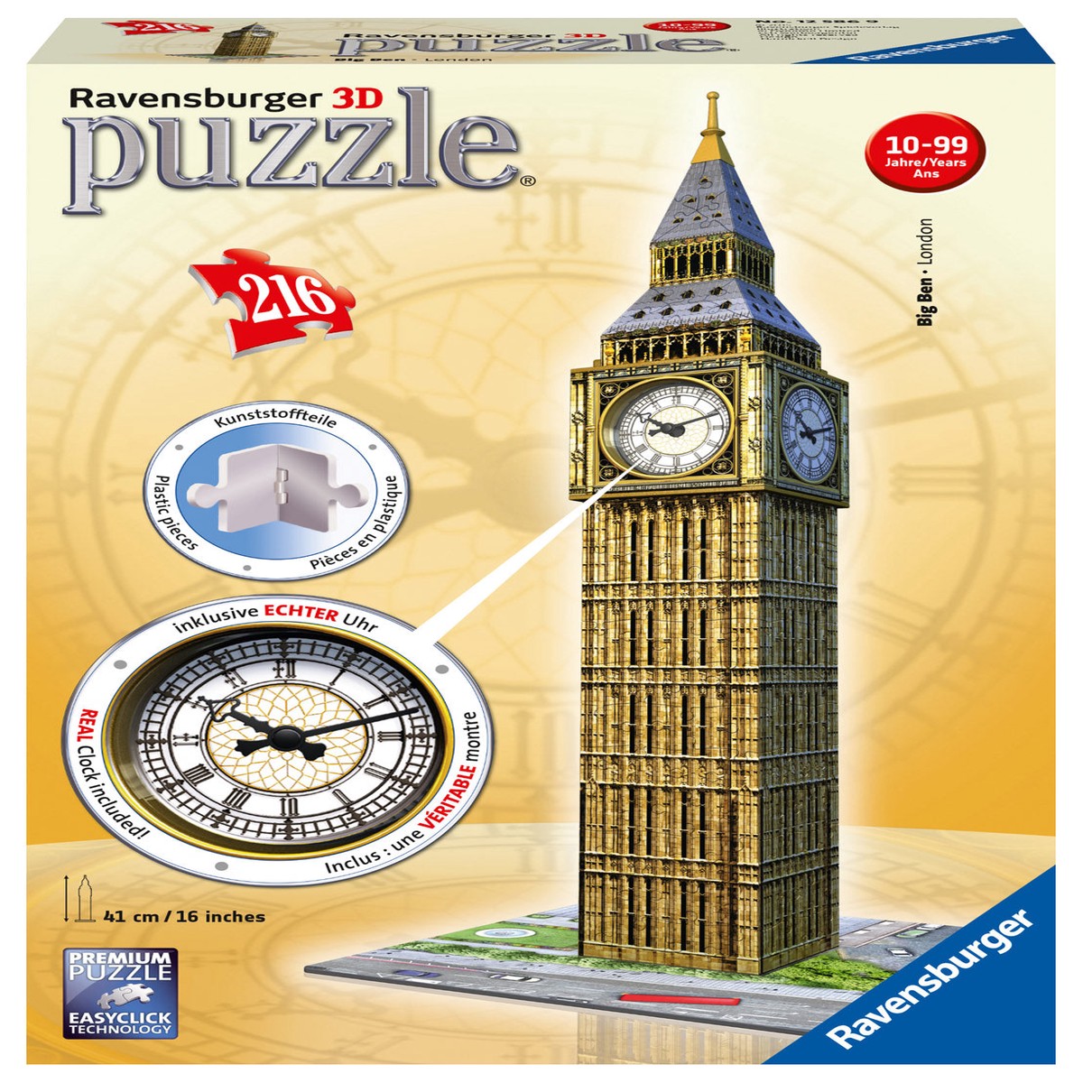 Ravensburger 125869 216 P Big Ben with Clock - London