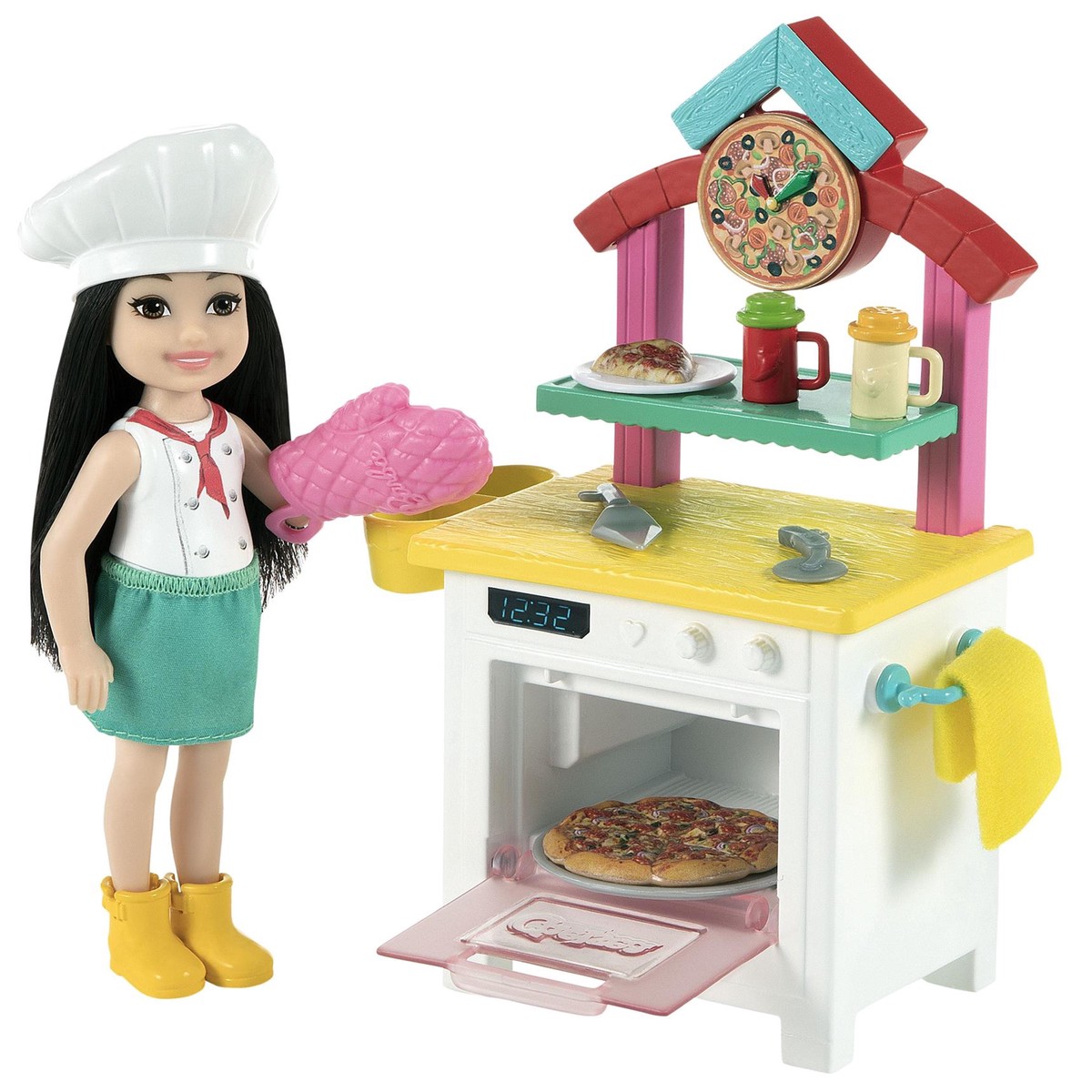Barbie Chelsea Can Be Pizza Chef Doll Playset