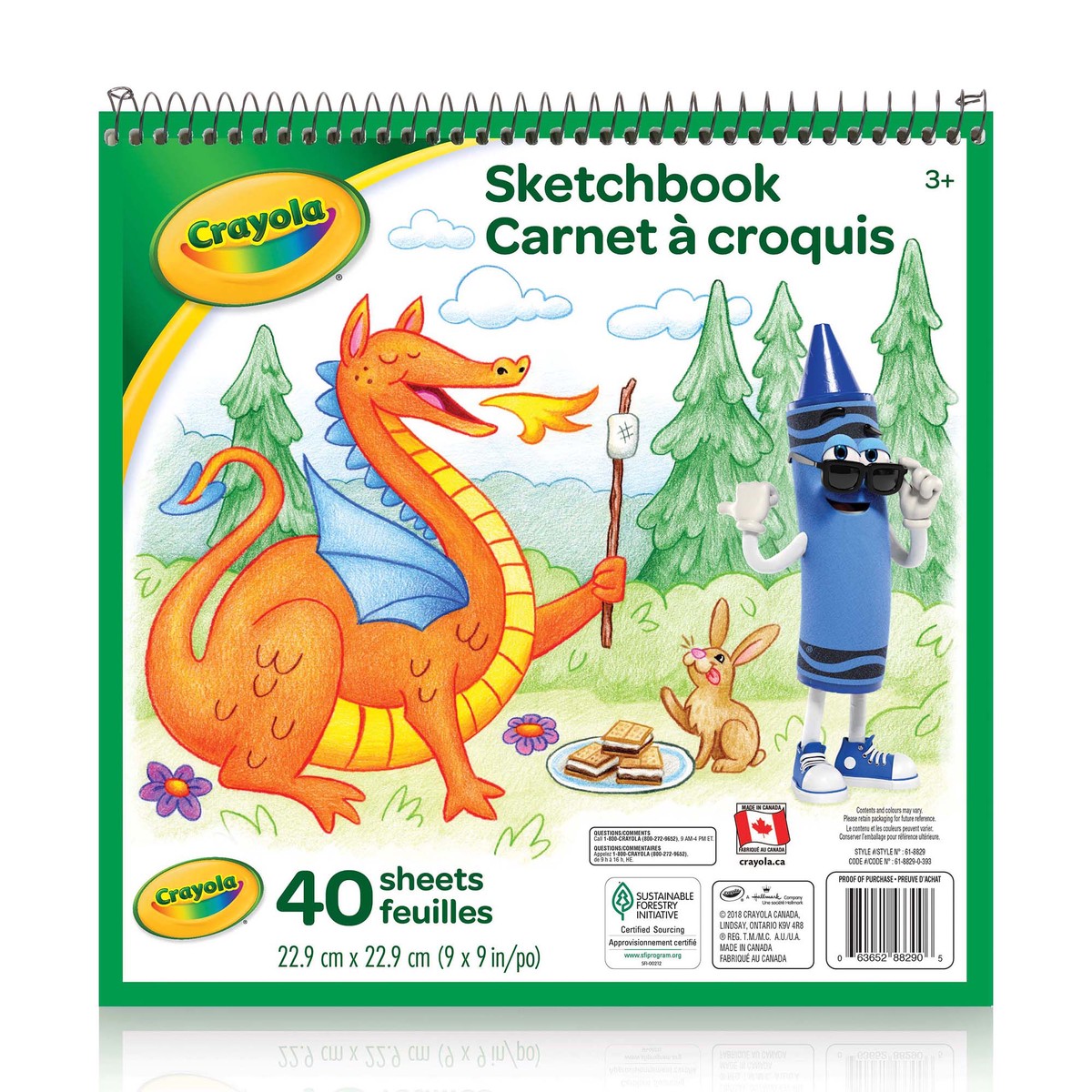 Crayola Paper – 9 x 9 Sketchbook