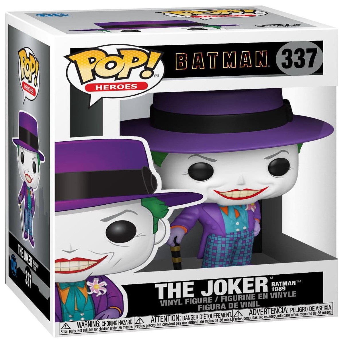 Funko POP Heroes Batman 1989-The Joker with Hat Chase Assortment Figure