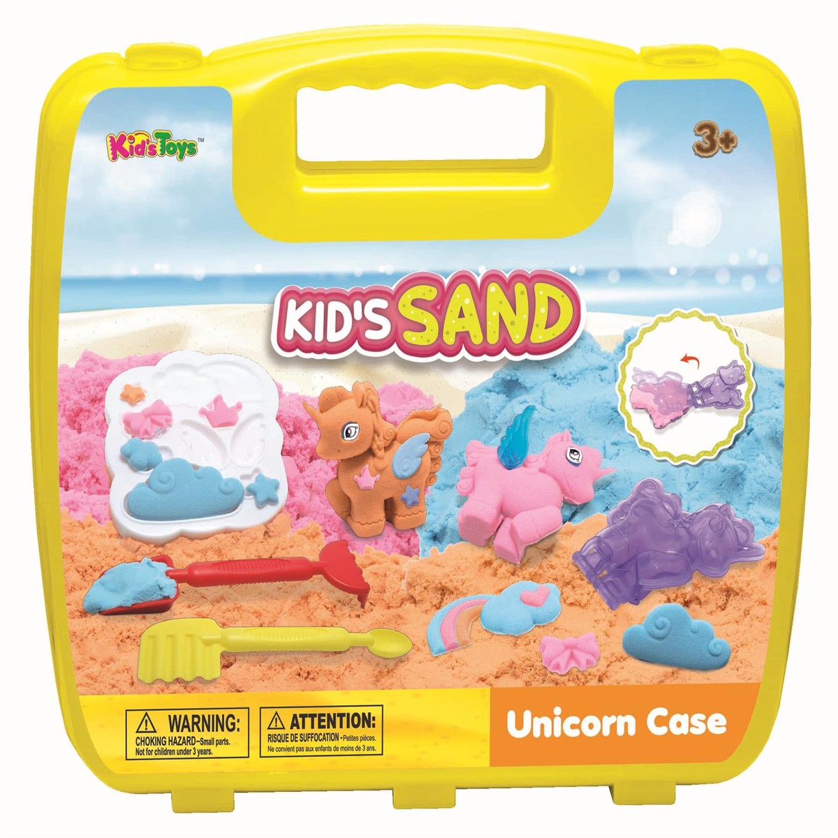 Kids Sand Unicorn Carry Case