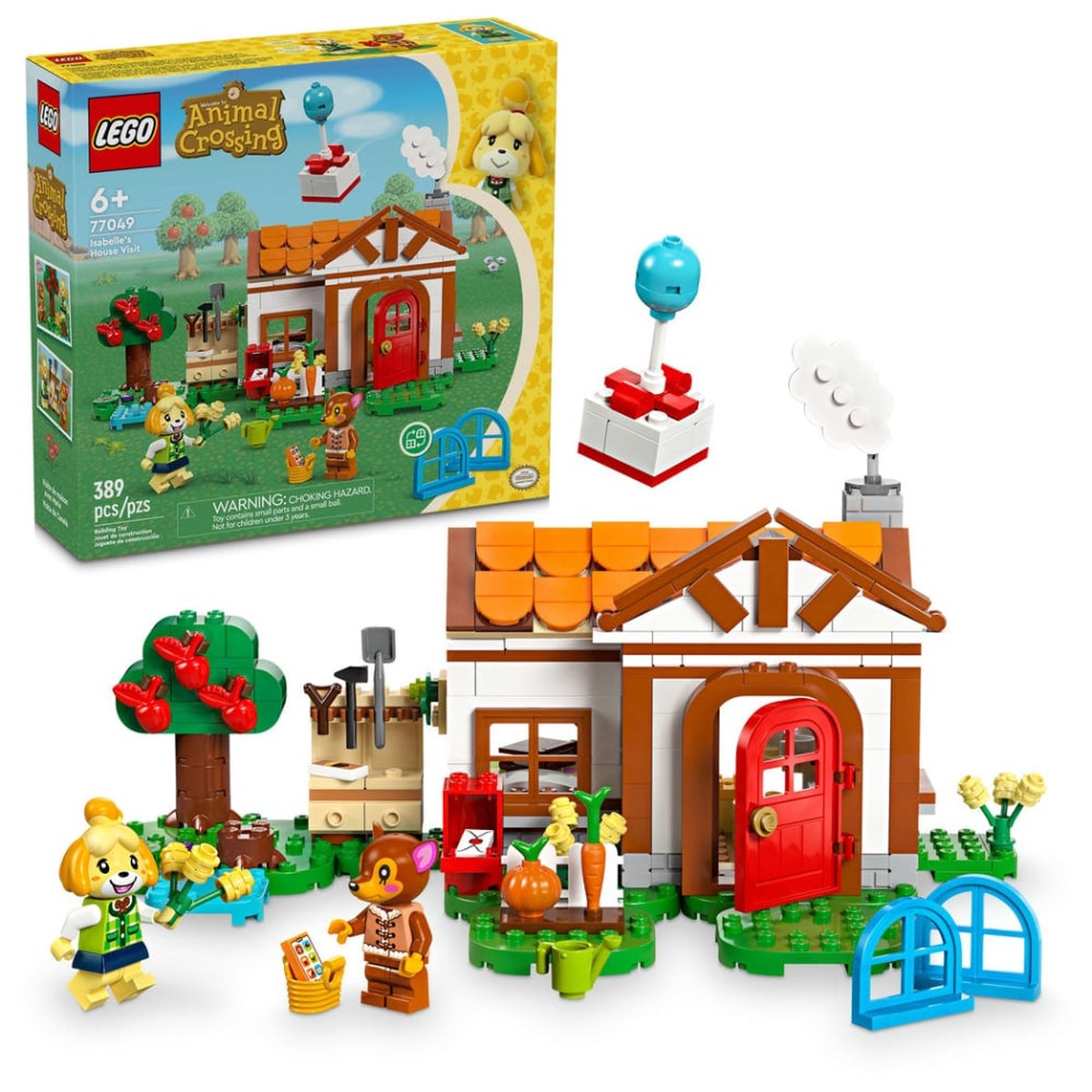 Lego Animal Crossing Isabelles House Visit Building Set