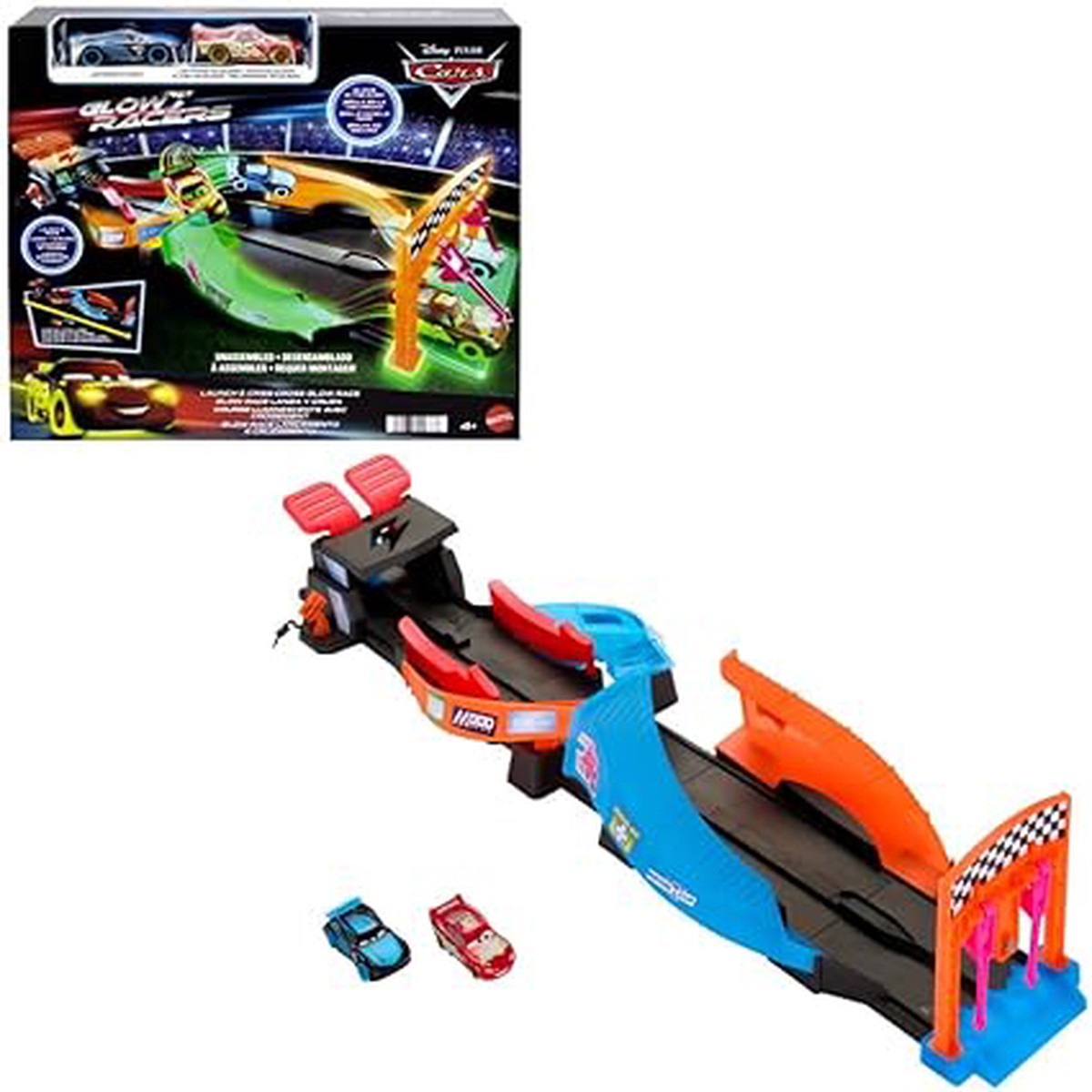 Pixar Cars Glow in the Dark Track Set