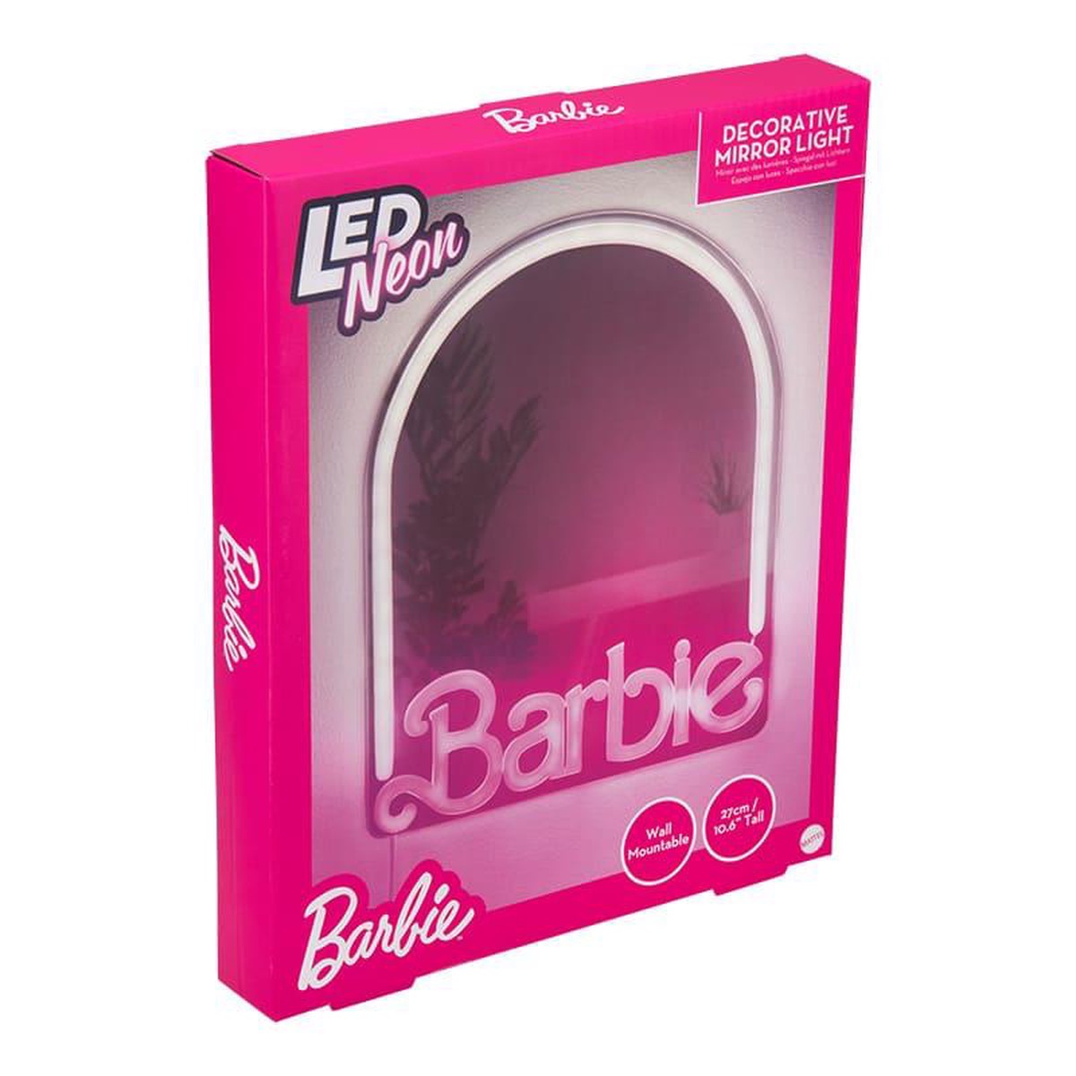 Barbie Wall Mountable LED Neon Mirror