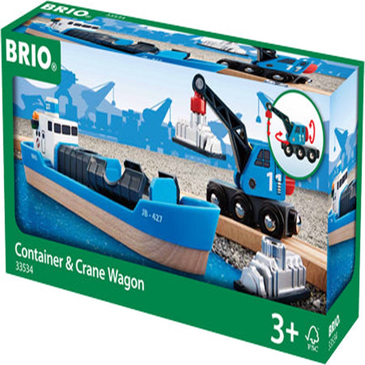 BRIO Freight Ship Crane (Accessory)