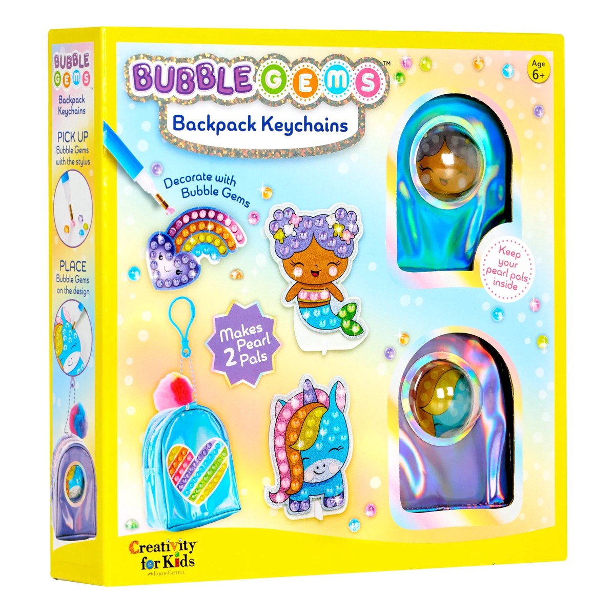 Creativity For Kids 6462 Bubble Gemsackpack Key Chains