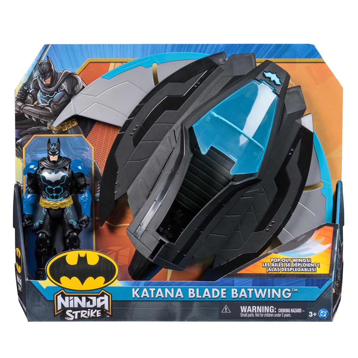 DC Comics Batman Ninja Strike Katana Blade Batwing and Figure