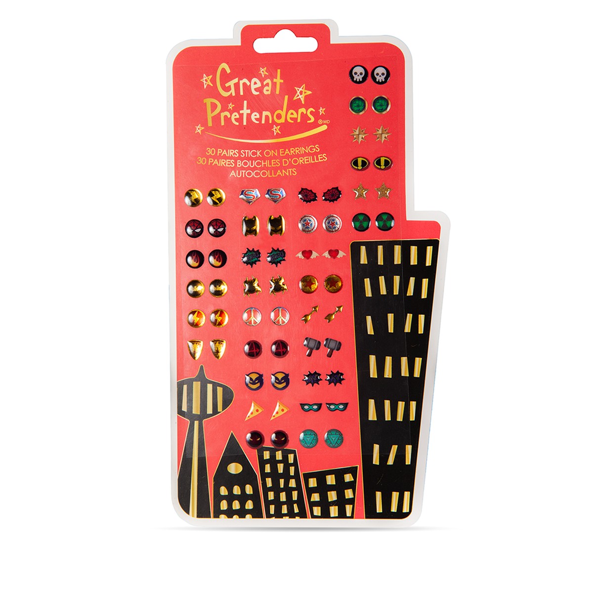 Earrings - Stick On Superhero