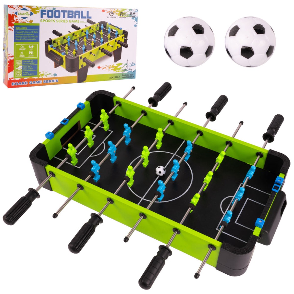 Green Wooden Football Table Game