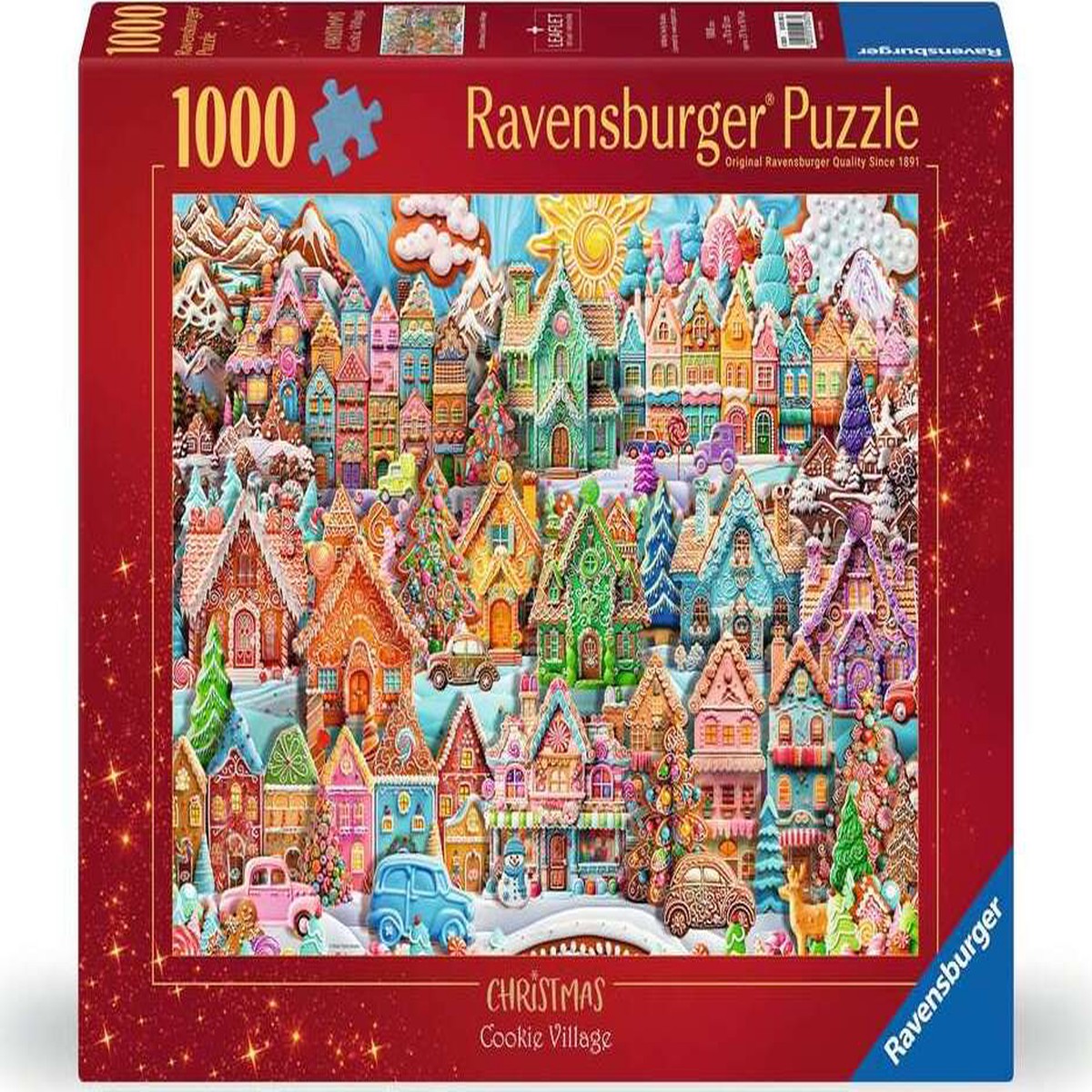 Jigsaw Puzzle Christmas Cookie Village – 1000 Pieces Puzzle