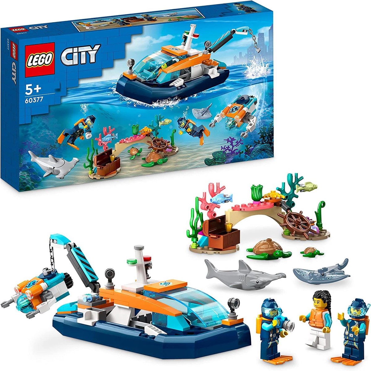 LEGO City Explorer Diving Boat 60377