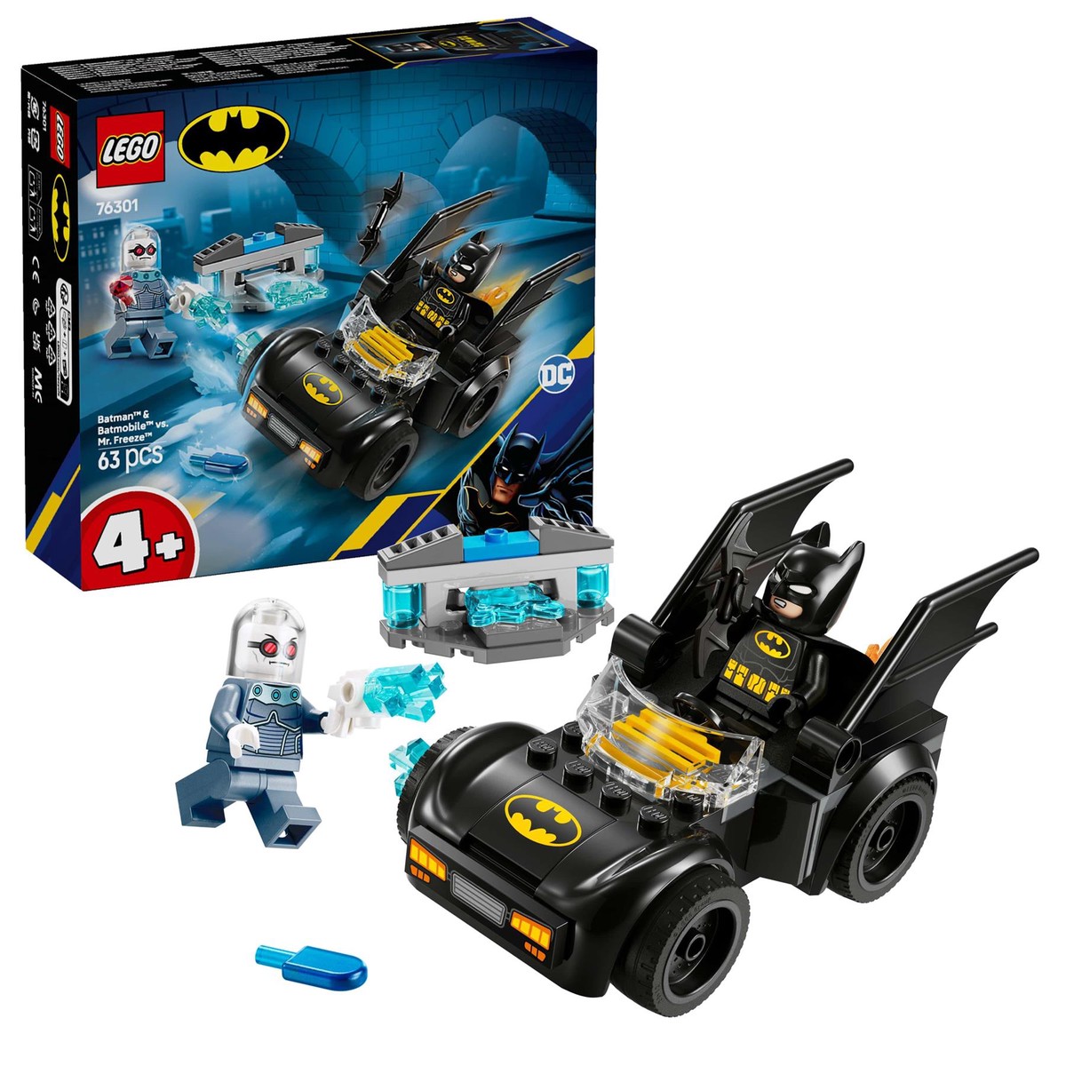 LEGO DC Batman Batmobile vs Mr Freeze 76301
