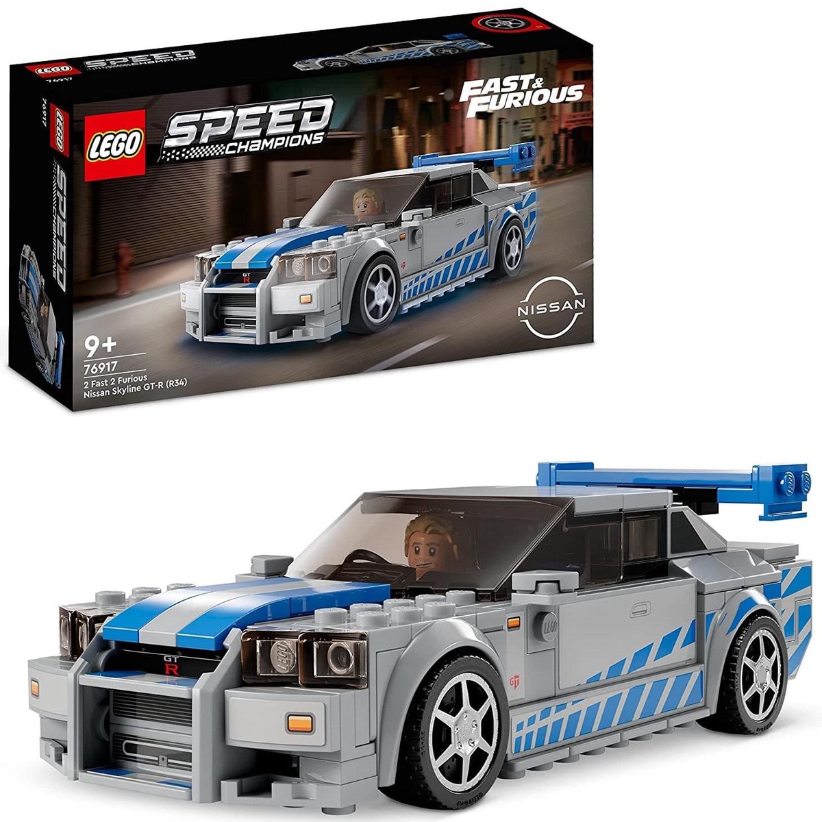 LEGOSpeed Champions Fast Furious Nissan Skyline GT-R (R34) 76917