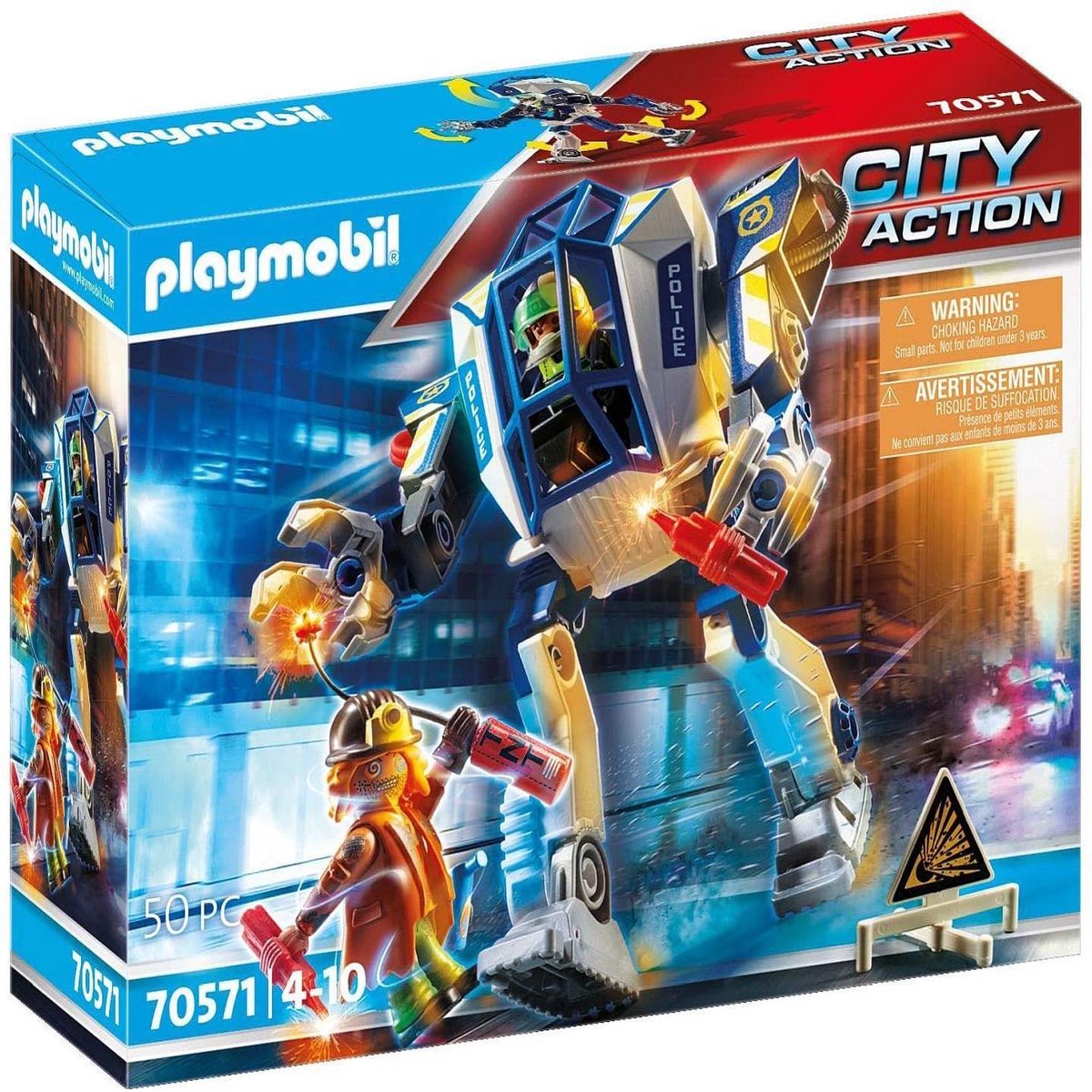 Playmobil City Action Police Special Operations Police Robot 70571