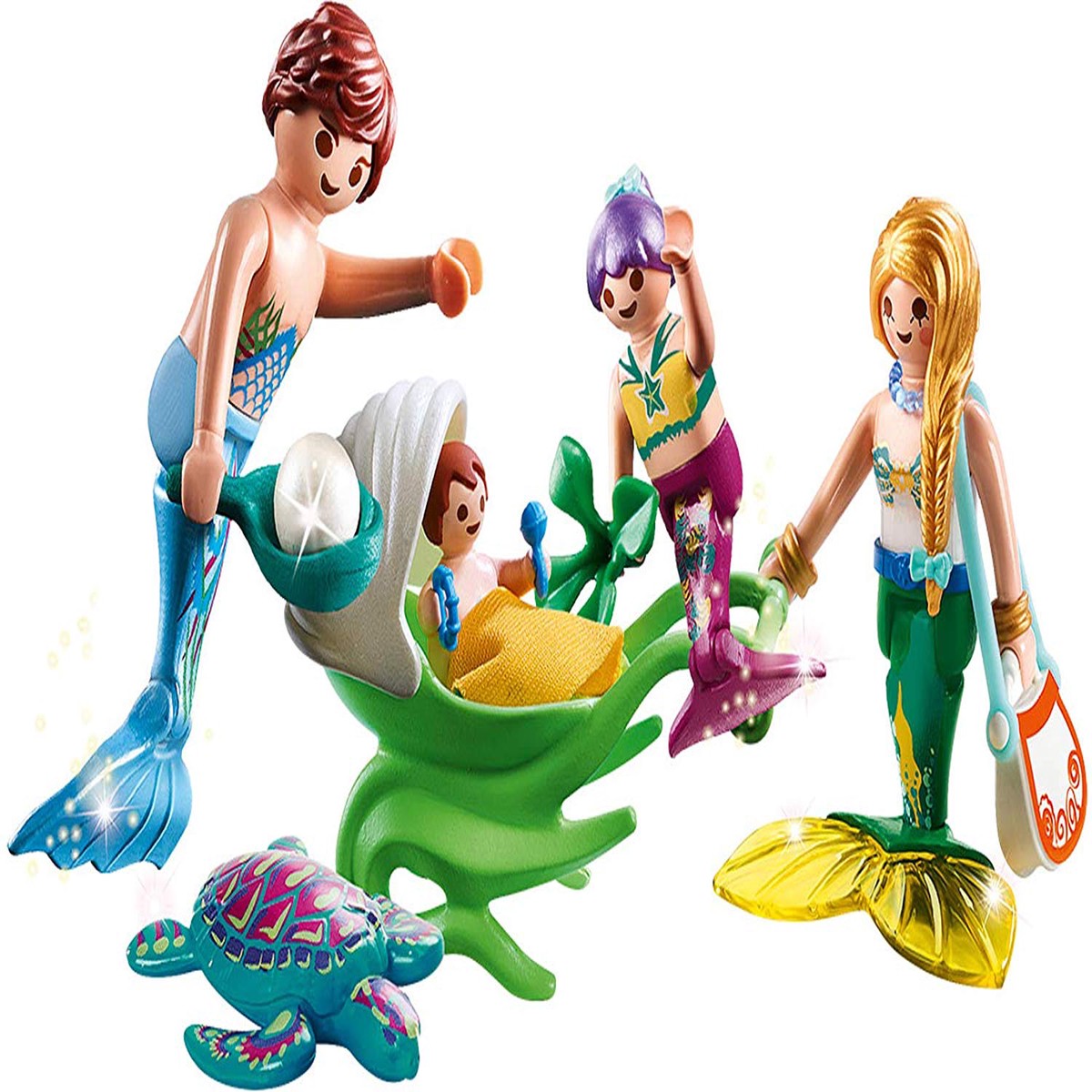 Playmobil Mermaid-Family with Shell Stroller